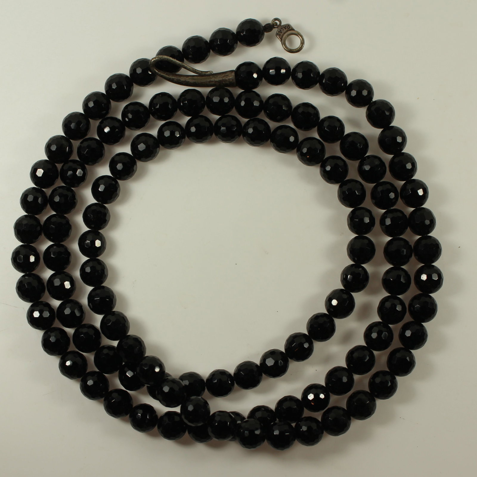 Extra-long French Jet Necklace with matching Beads - 2