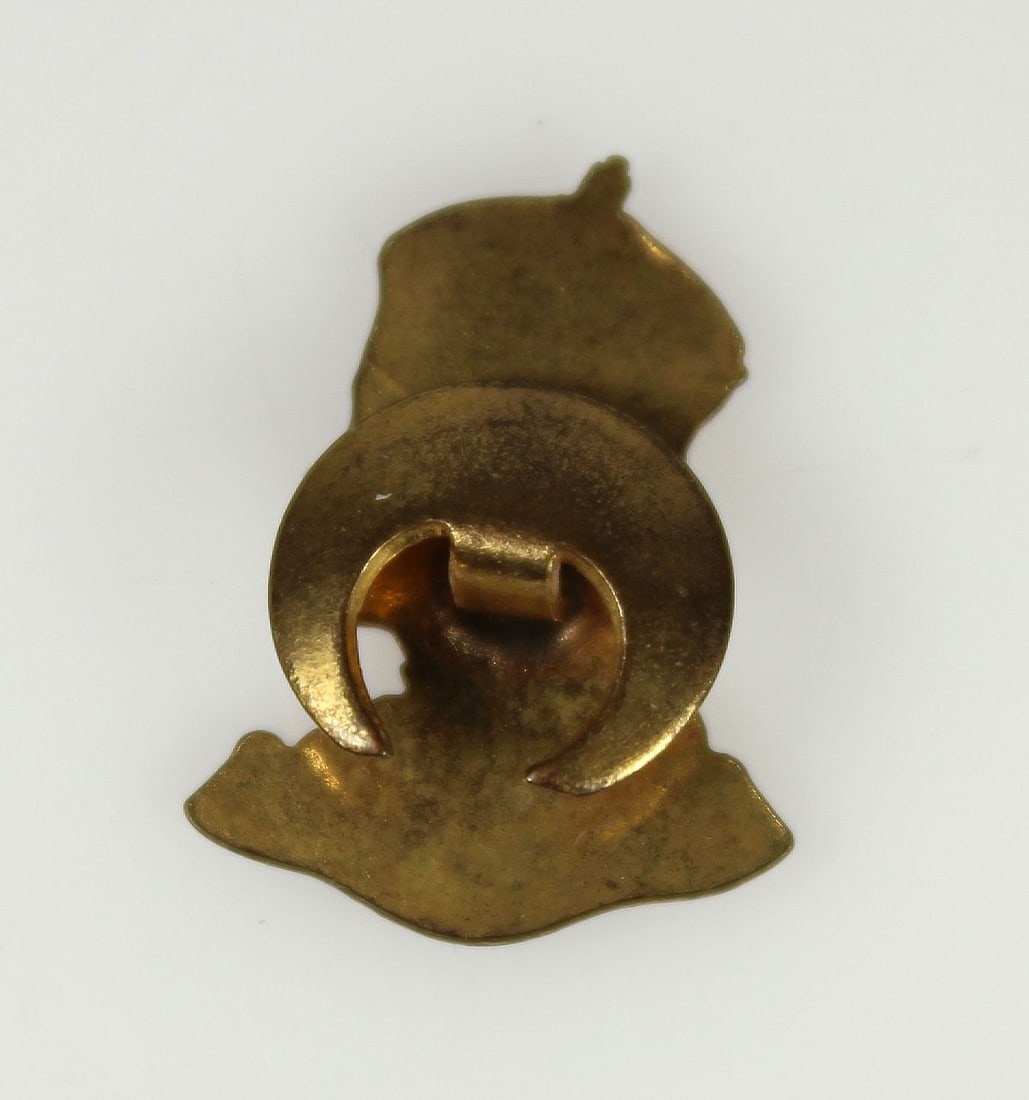 Great Britain 1937 - dated Souvenir Enamelled Pin for the 'Coronation of Edward VIII' - 3