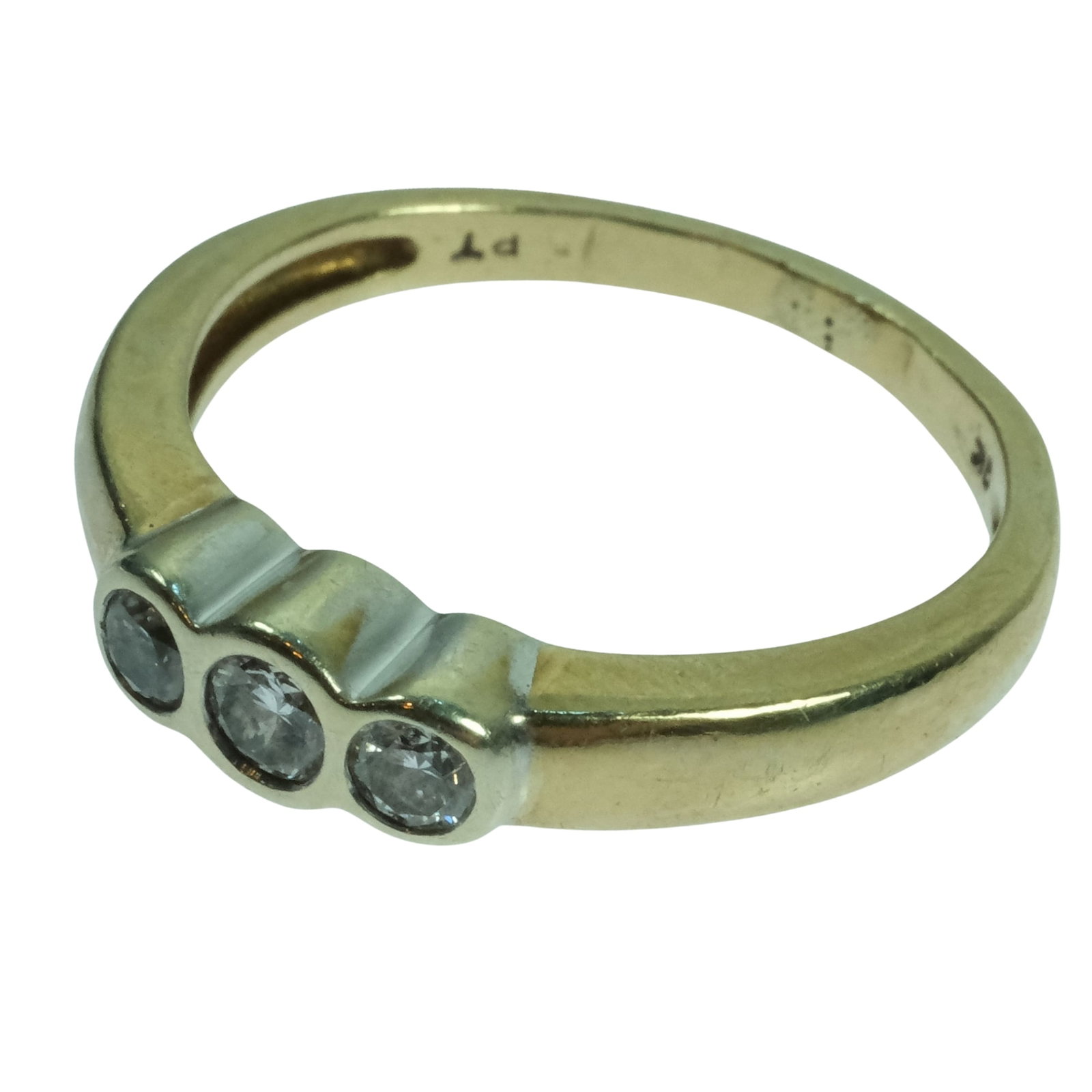 Diamond Ring in 9ct Yellow Gold Ring (1 of 3)