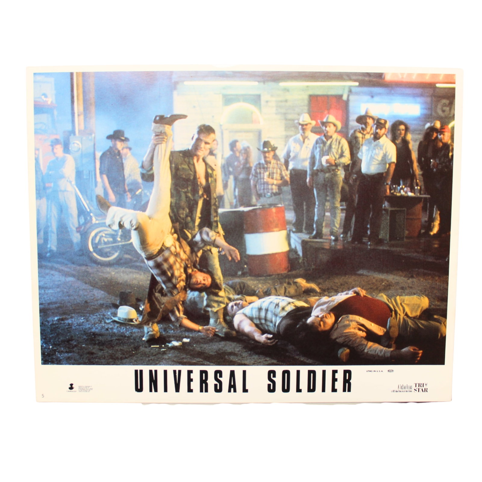 Universal Soldier (TriStar © 1992) Lobby Cards, virtually Mint (8 cards) - 7