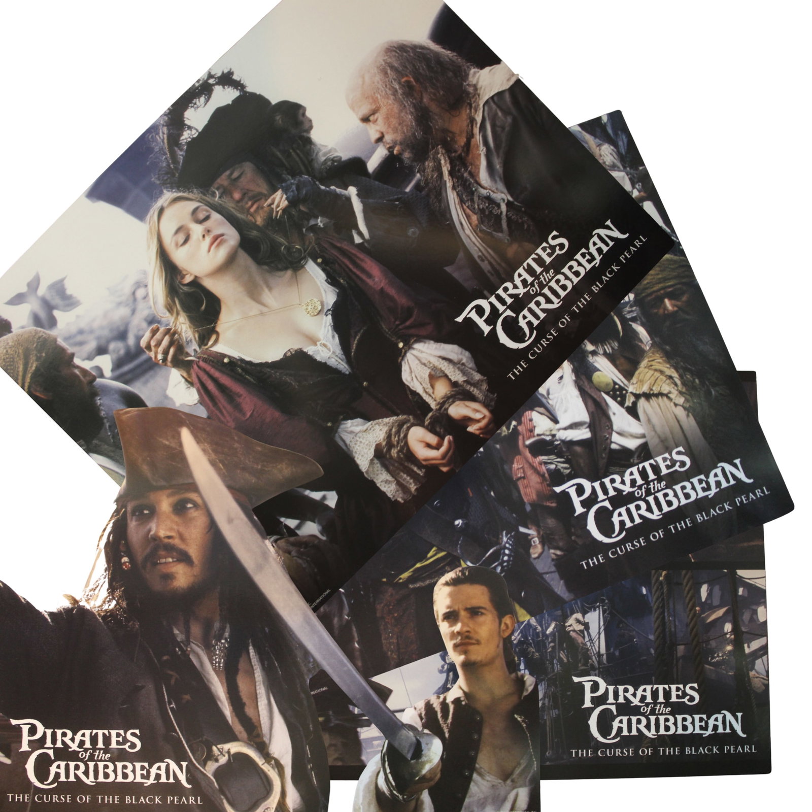 Pirates of the Caribbean- The Curse of the Black Pearl (Disney © 2003) Lobby Cards, Mint (14 ca (1 of 15)