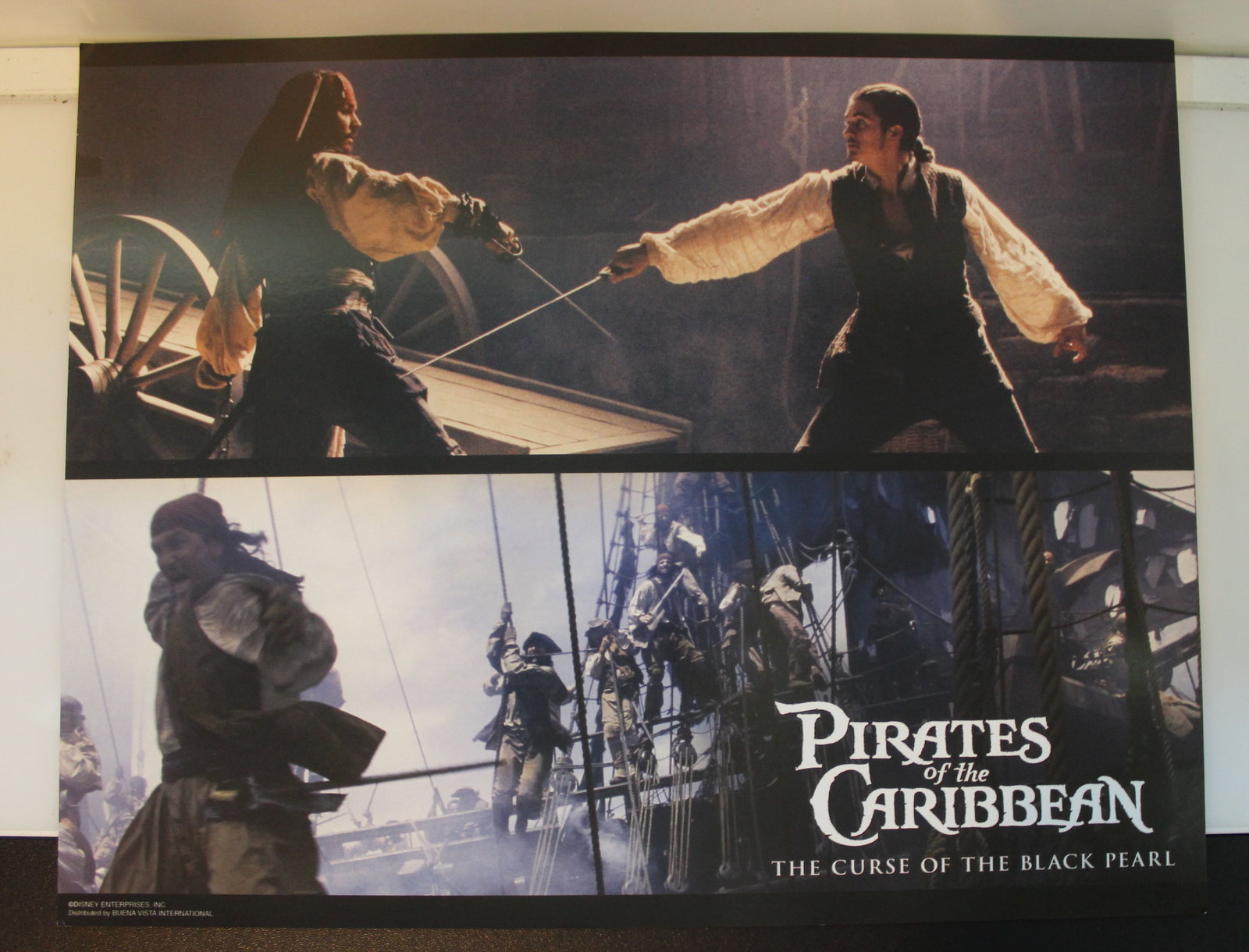 Pirates of the Caribbean- The Curse of the Black Pearl (Disney © 2003) Lobby Cards, Mint (14 ca - 5