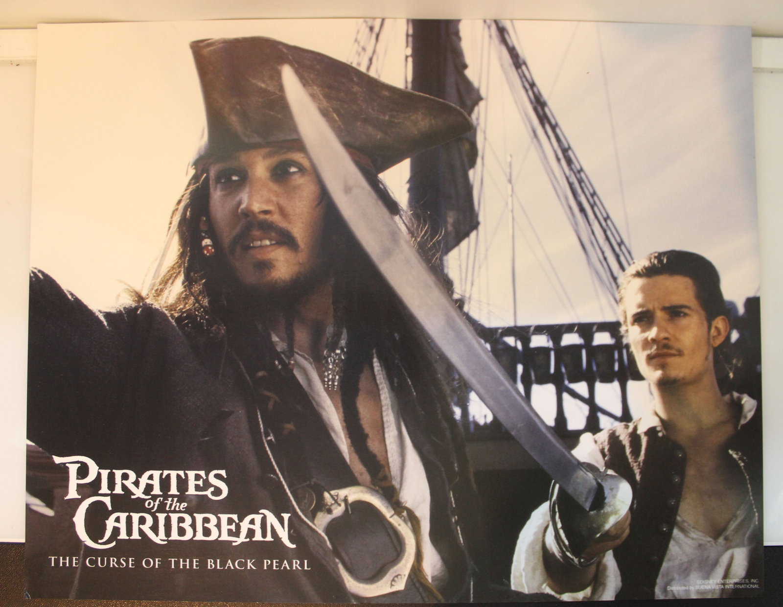 Pirates of the Caribbean- The Curse of the Black Pearl (Disney © 2003) Lobby Cards, Mint (14 ca - 8