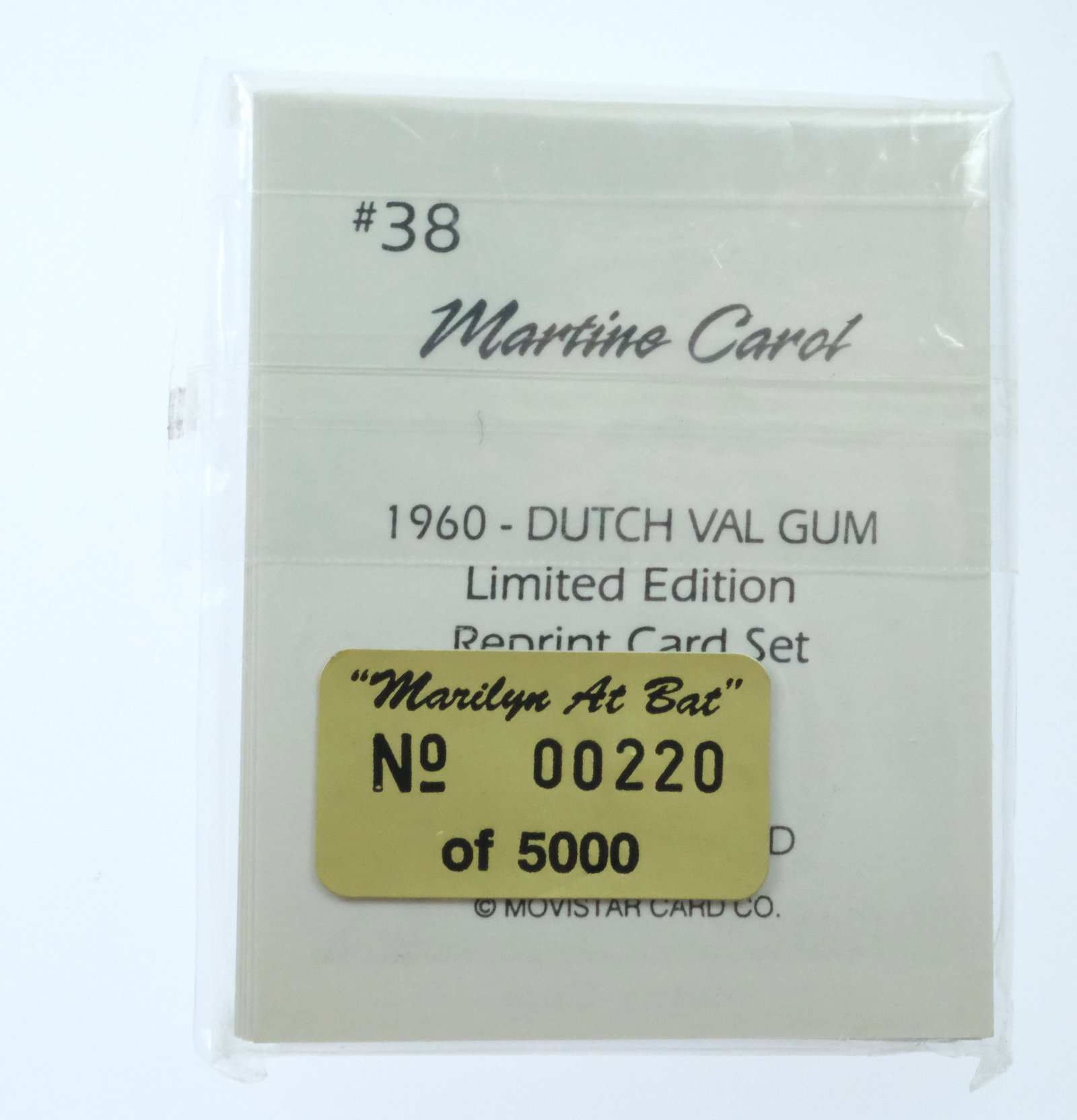 Marilyn Monroe Limited Edition Gum Cards Set (Sealed -Mint State) + Black and White Movie Stills (35 - 2