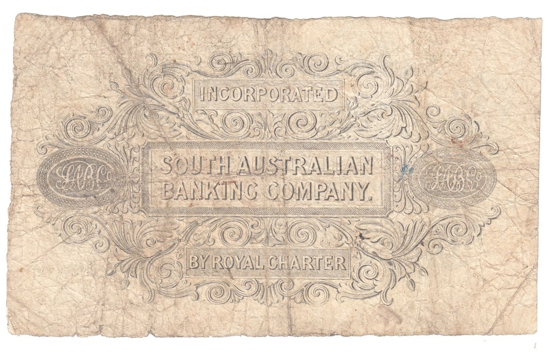 Australia 'South Australian Banking Company' 1862 £1, good Fine - 2