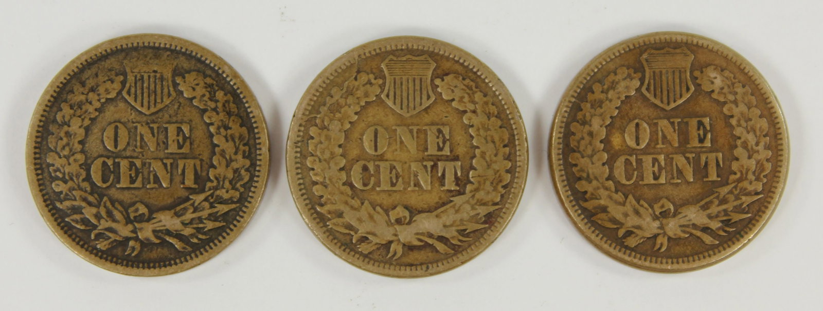 U.S.A. 1862 & 1863 (2) Cu-Ni 'Indian Head' Cents, Extremely Fine of better - 2