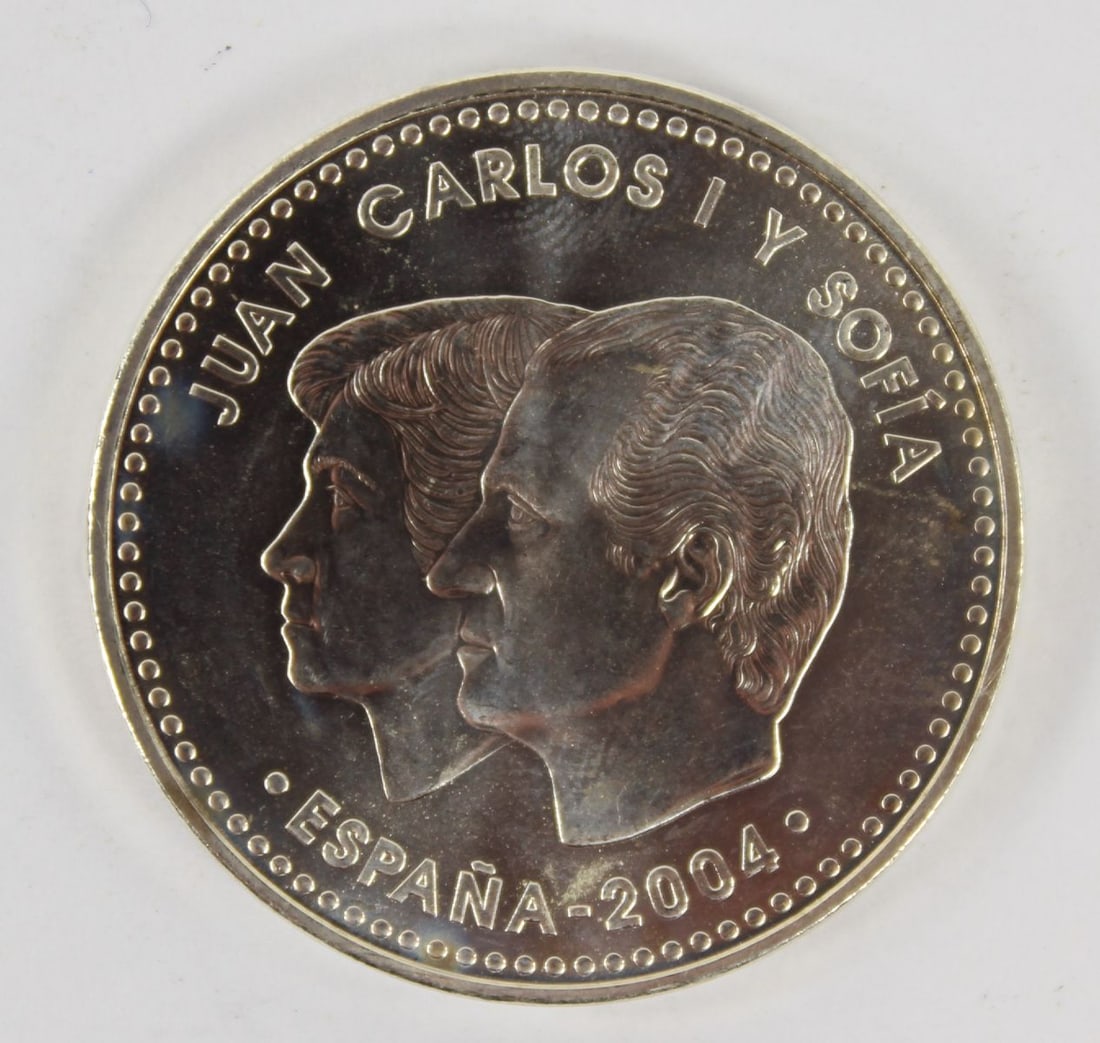 Spain 2004 Silver (925) 12 Euros, Uncirculated - 2