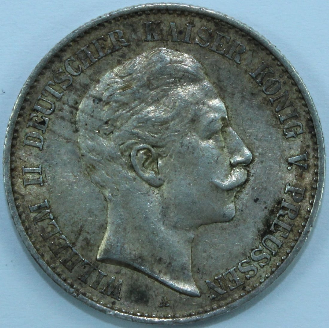 Prussia (Germany) 1900 A Silver (900) 2 Mark, about Uncirculated - 2