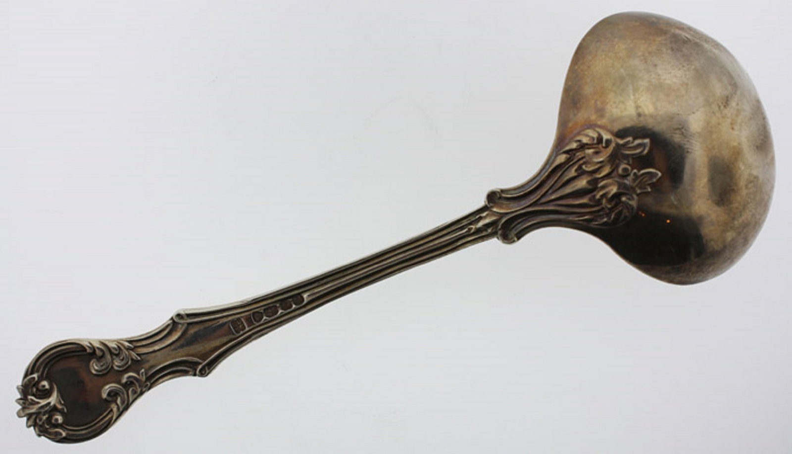 Ornate Victorian Sterling (925) Silver Ladle dated 1838 - 2