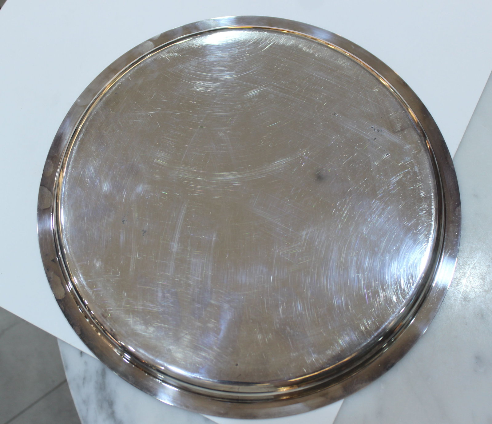 Christofle 'Malmaison' Silver-plated Salver - 2
