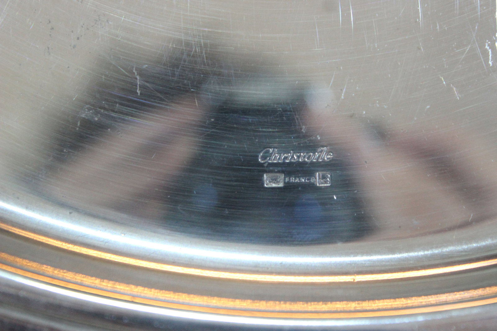 Christofle 'Malmaison' Silver-plated Salver - 3