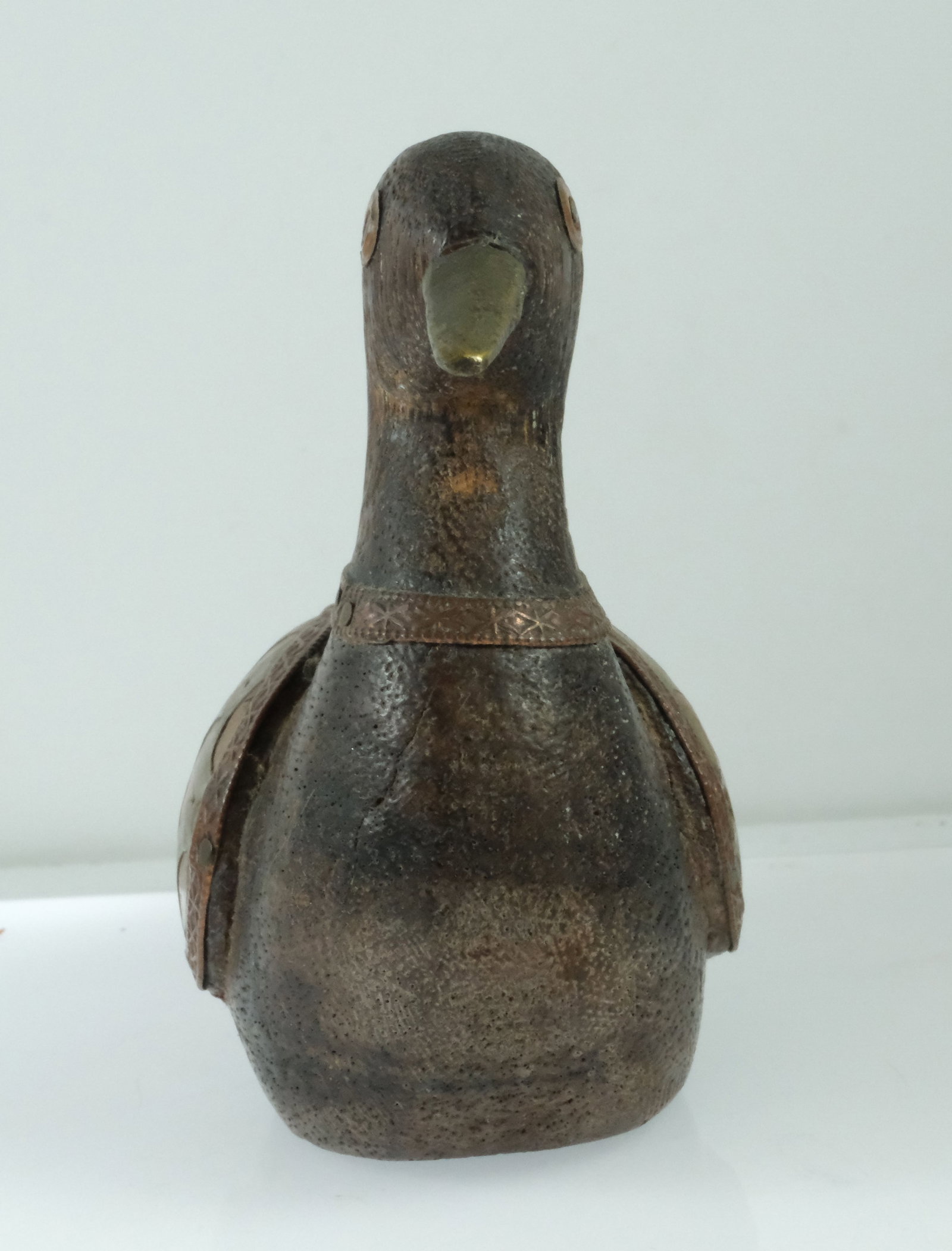 Wooden Duck with Copper & Brass highlights - 3