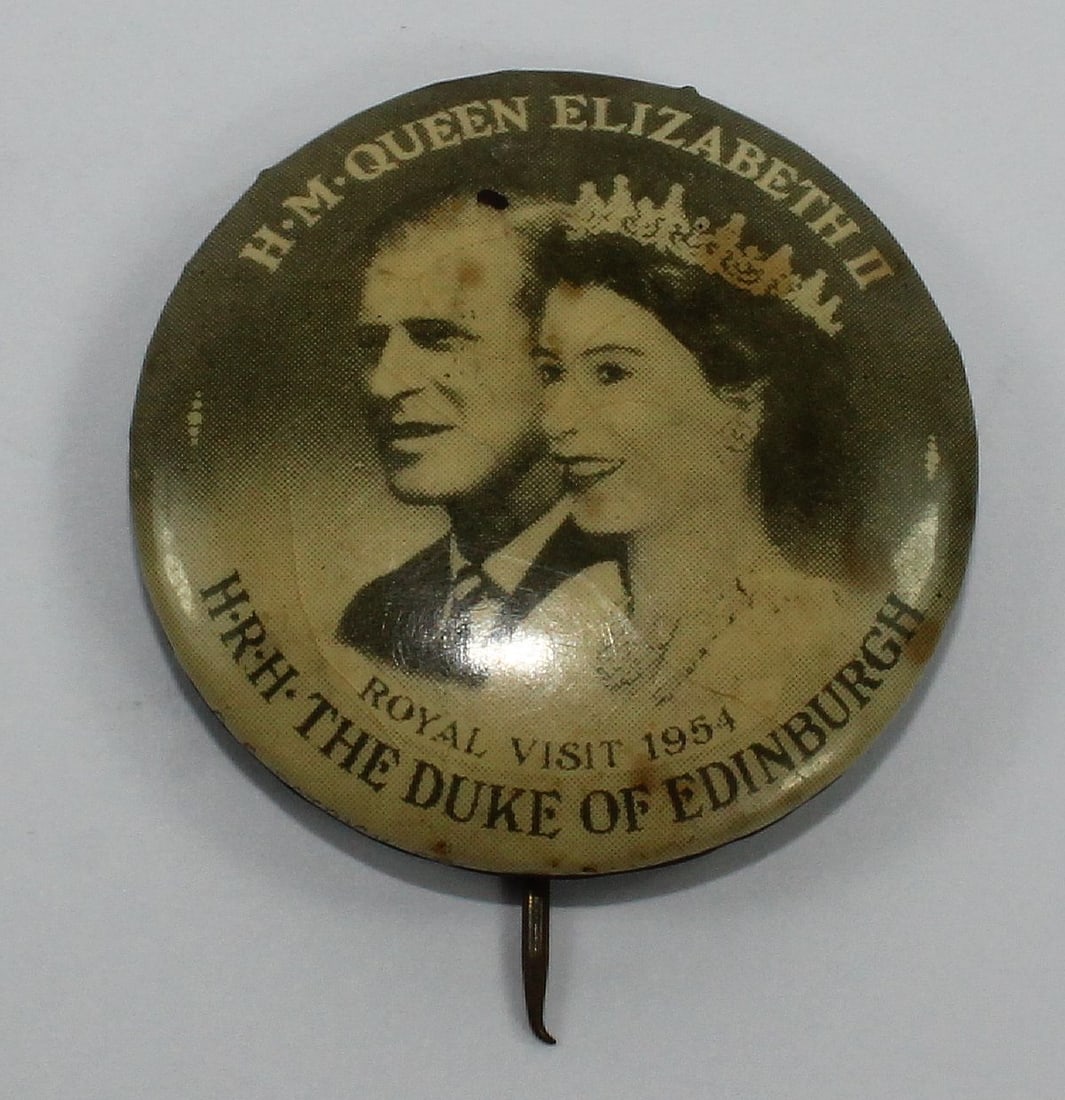 QEII 1954 Royal Tour Souvenir Silver-plate Teaspoon - 2