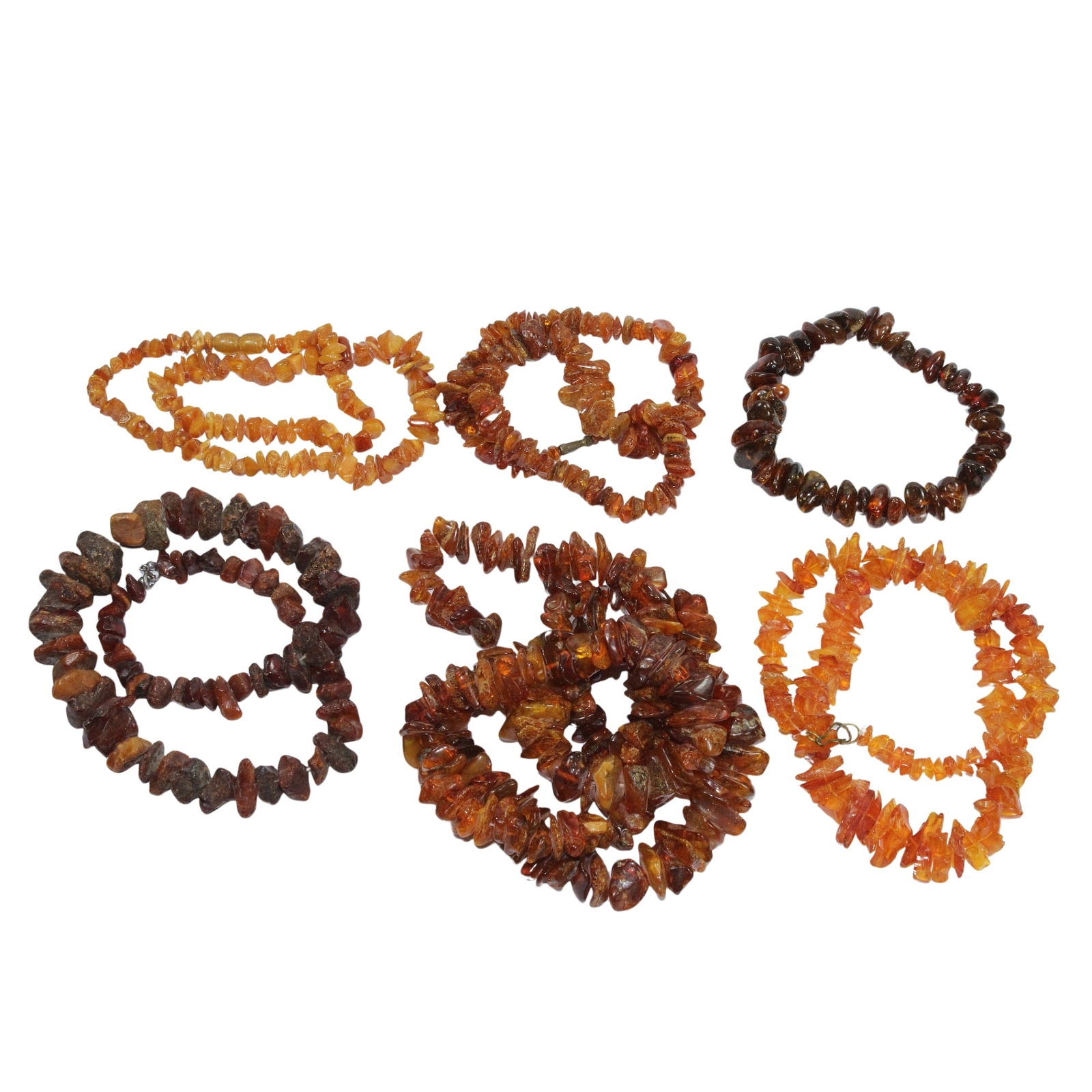 Baltic Amber Necklaces (6 items) (1 of 1)