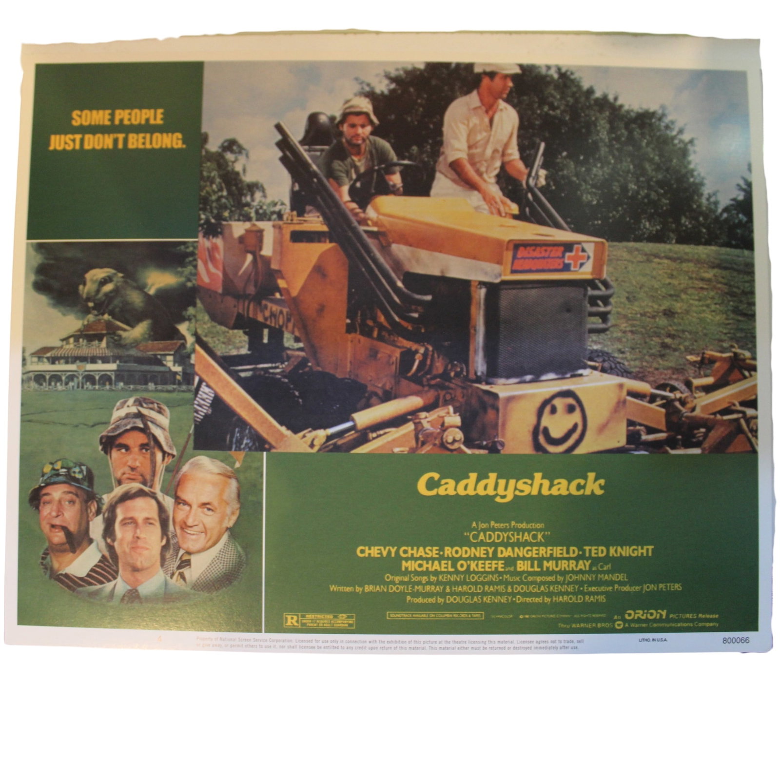 Caddyshack (Orion © 1980), Lobby Cards, virtually Mint (8 cards) - 2