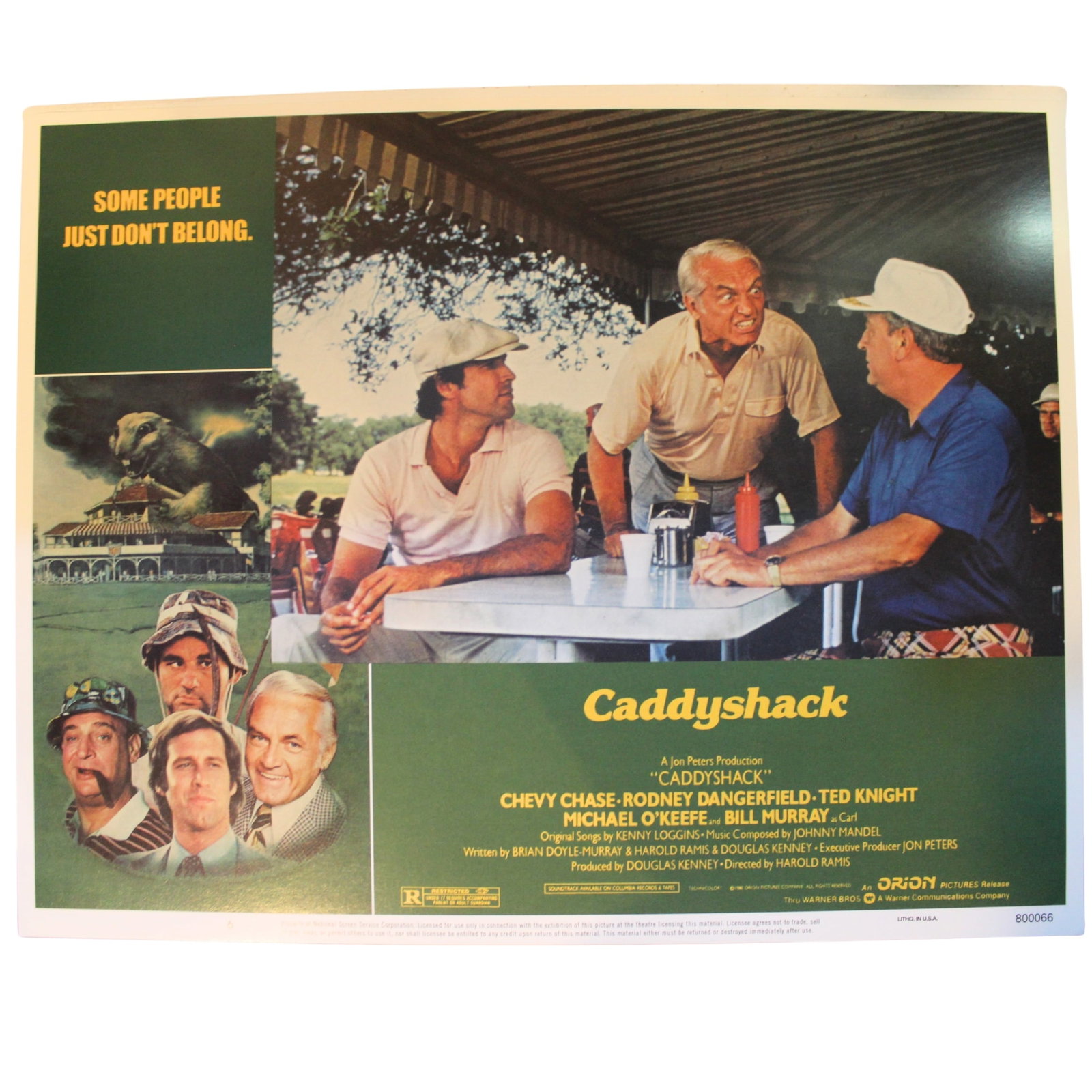 Caddyshack (Orion © 1980), Lobby Cards, virtually Mint (8 cards) - 3