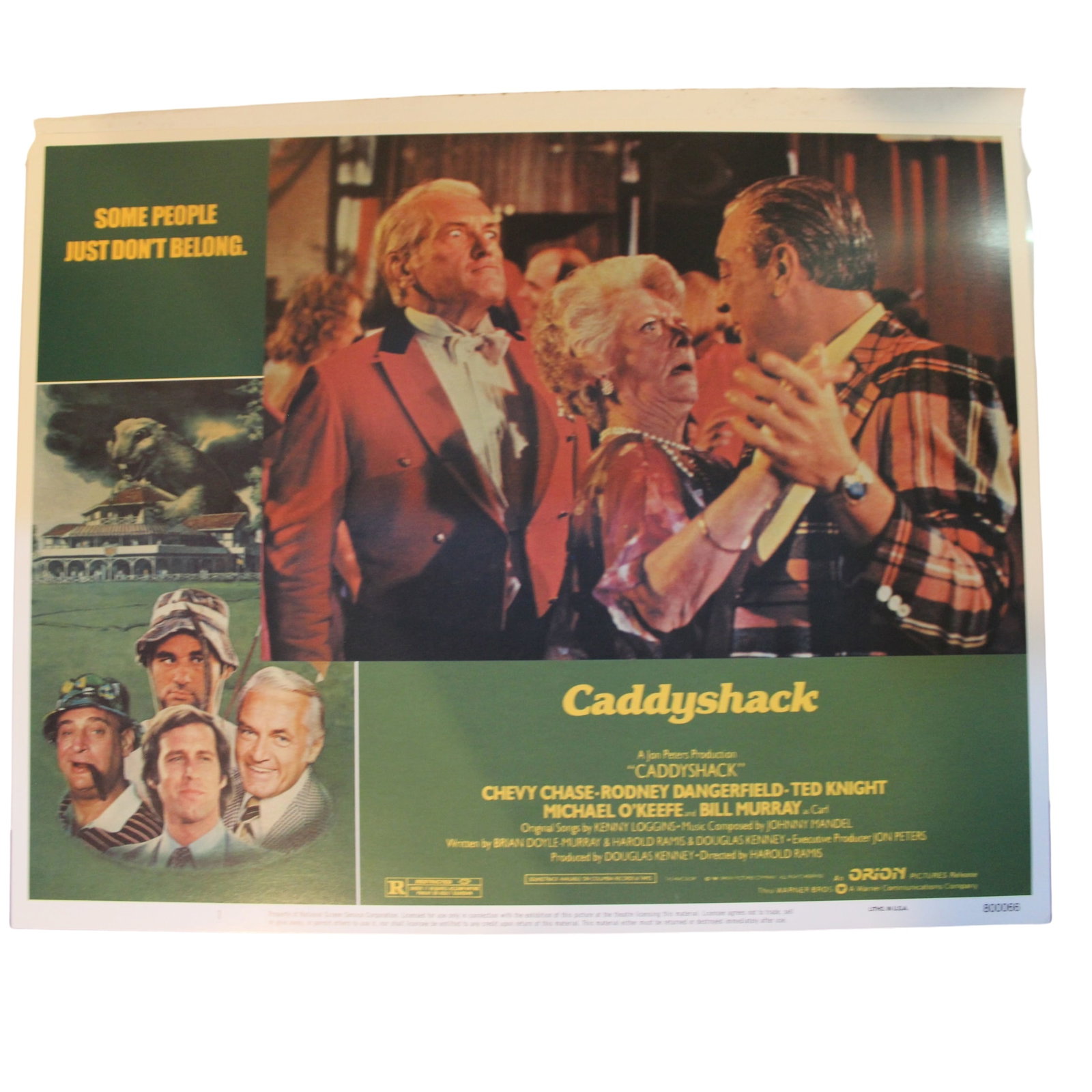 Caddyshack (Orion © 1980), Lobby Cards, virtually Mint (8 cards) - 7