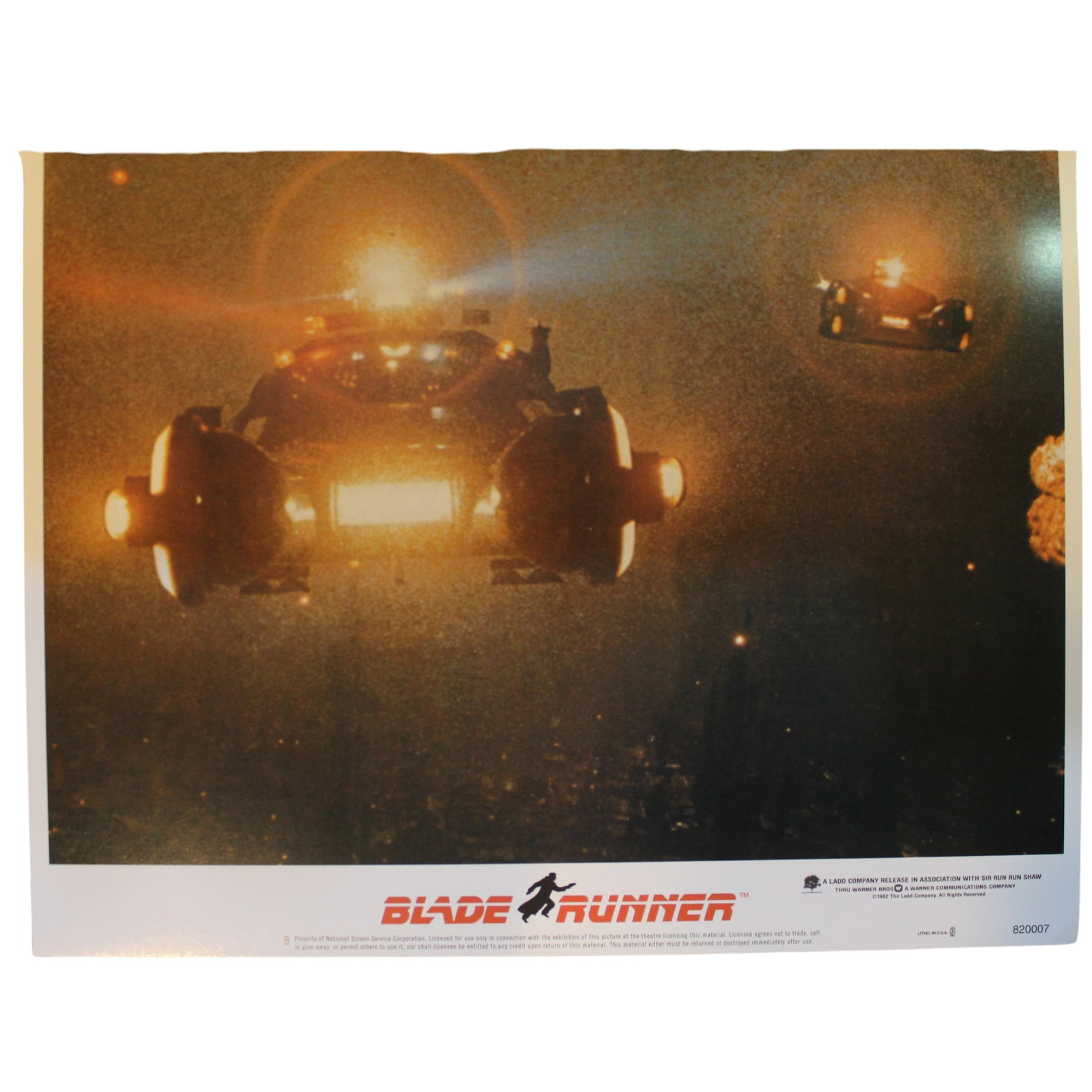 Blade Runner (Warner Bros. © 1982) Lobby Cards, virtually Mint (8 cards) - 2