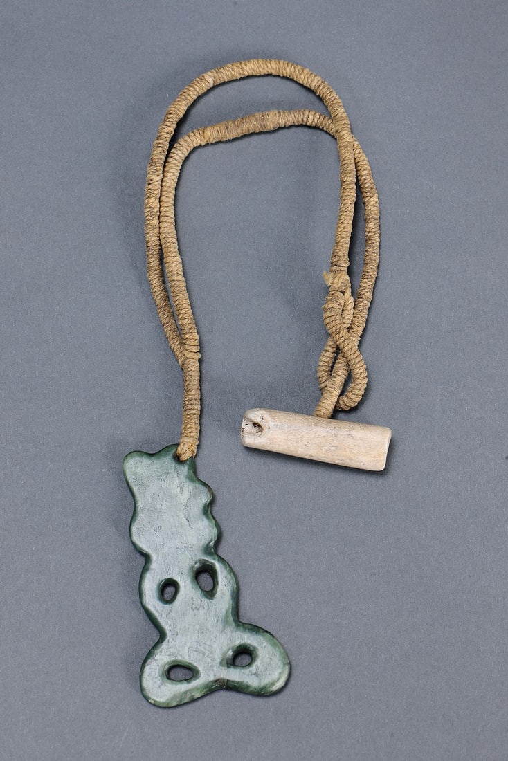 MAORI ‘HEI TIKI' POUNAMU (GREENSTONE) PENDANT, NEW ZEALAND - 4