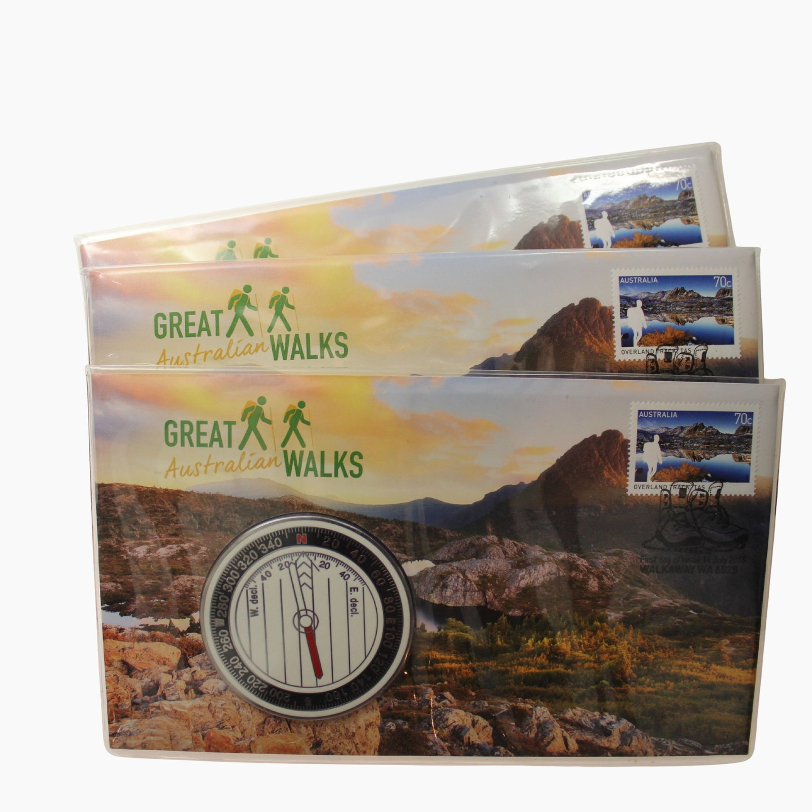 Australia 2015 'Great Australian Walks' Medallion & Stamp Cover (3 items) (1 of 3)