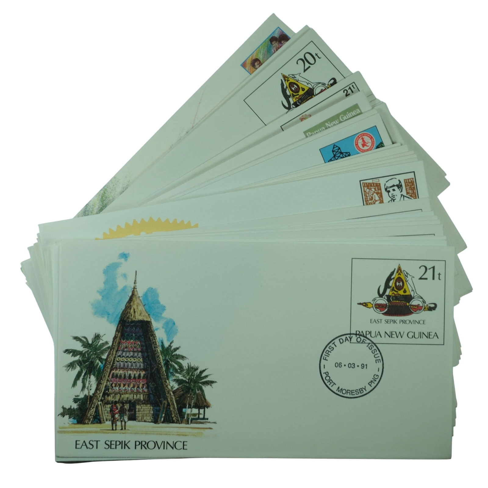 Papua New Guinea c. 1988-1992 First Day Covers (25), Mint: Some Duplication Medium Coins, Monies & Stamps