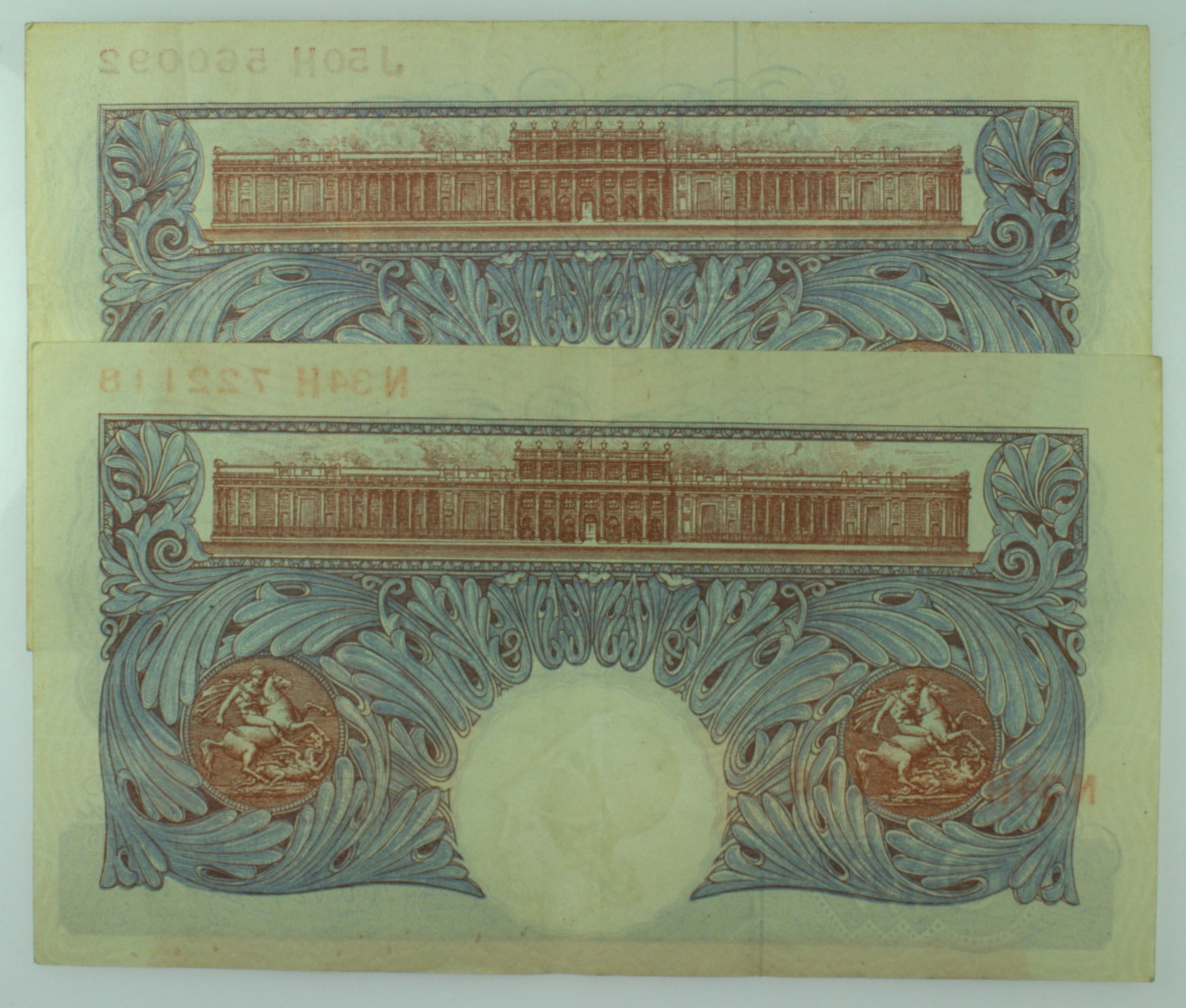 Great Britain 'Peppiatt' £1 (1940-48), about Extremely Fine or better (2 Notes) - 2