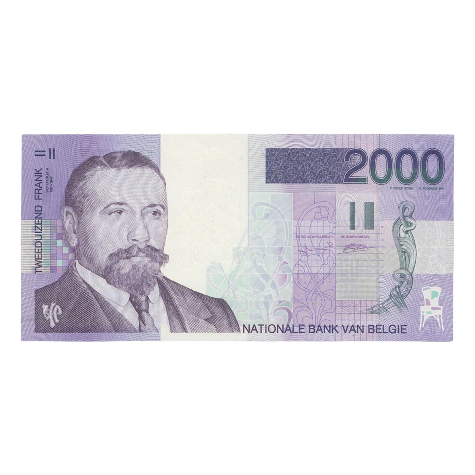 Belgium 2000 Franc (1994-2001), Uncirculated OPQ: Pick# 151 : Serial# 83002306597 Condition O(riginal) P(aper) Q(uality) Medium Coins, Monies & Stamps Exhibited Paper Money, Europe