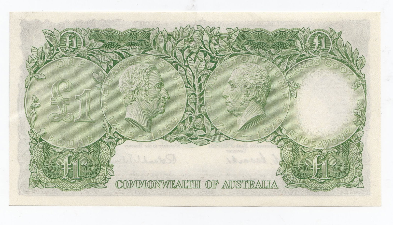Australia 'Coombs - Wilson' Commonwealth £1 (1953), Uncirculated OPQ - 2