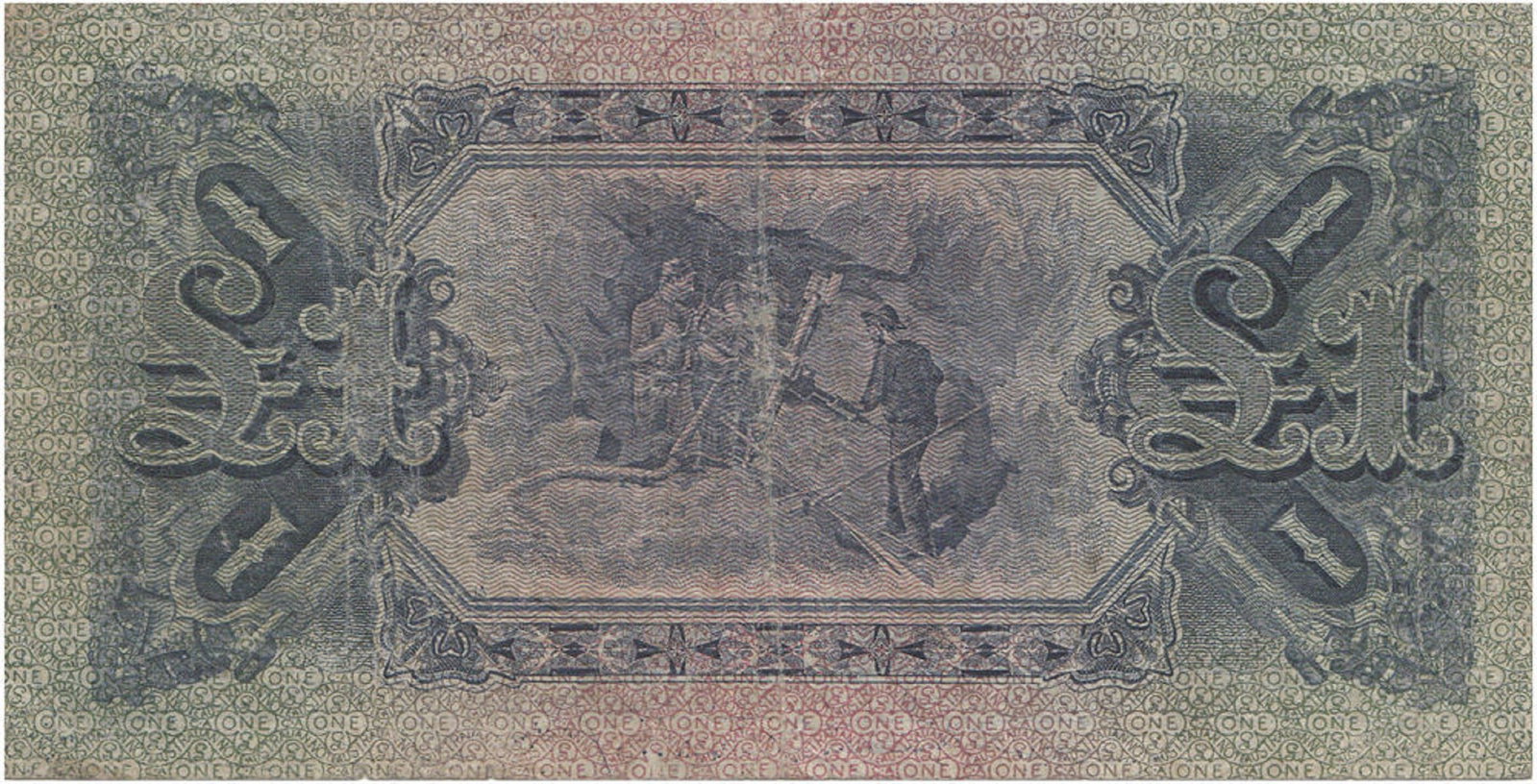 Australia 'Cerutty - Collins' £1 (1918), Fine - 2