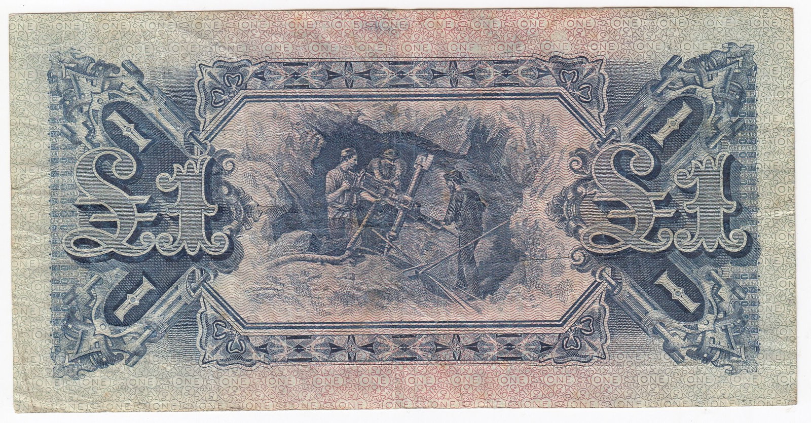 Australia 'Collins - Allen' George V £1 (1913), Crisp Very Fine details - 2