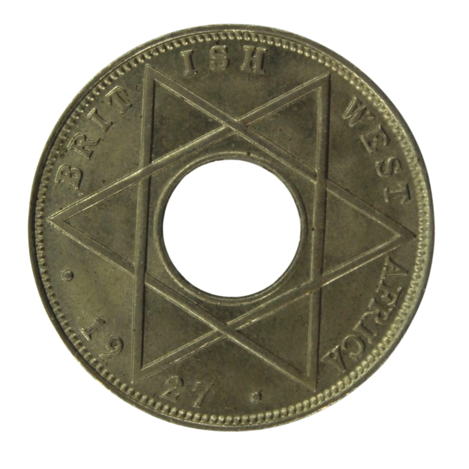 British West Africa 1927 1/10 Penny, Gem: Highest grades NGC MS66 & PCGS MS66 Medium Coins, Monies & Stamps Exhibited Coins, Africa
