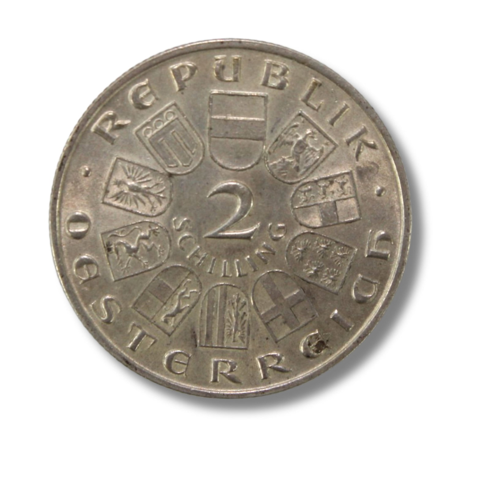 Austria 1931 'Mozart' Silver (640) 2 Shillings, about Uncirculated: KM# 2847 Size ASW 0.2469 Troy oz Medium Coins, Monies & Stamps Exhibited Coins, Europe