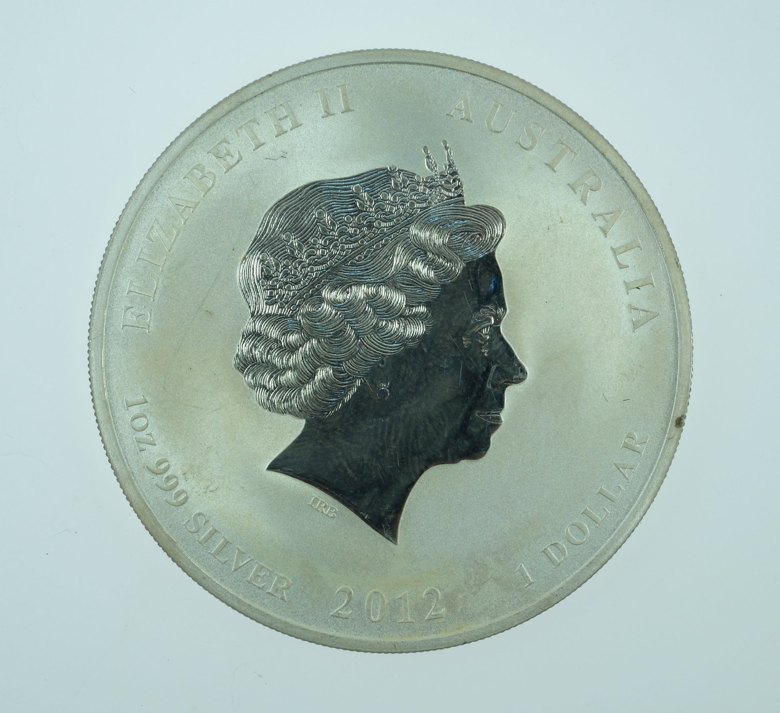 Australia 2012 'Year of the Dragon' Silver (999) $1,Unc - 2