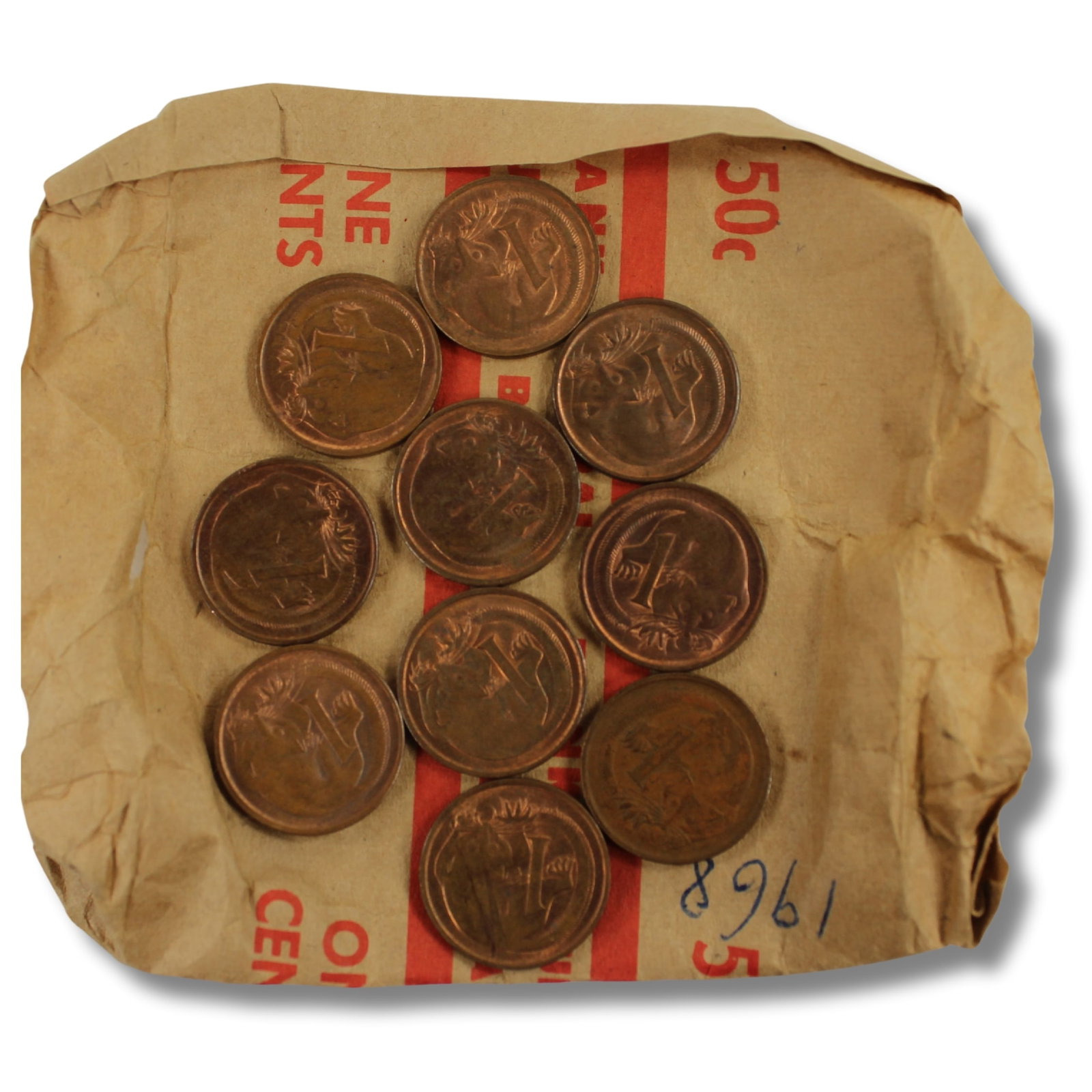 Australia 1968 Cent, Toned Uncirculated (10 coins) (1 of 2)