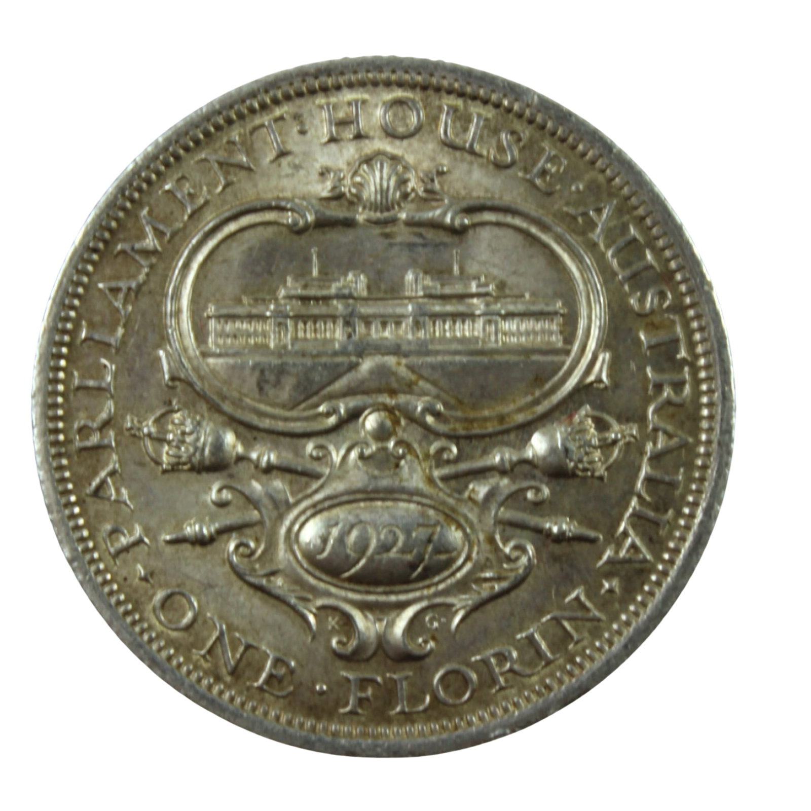 Australia 1927 'Canberra' 2/-, virtually Uncirculated: Struck for the 'Opening of Parliament House' Size Combined ASW 0.3636 Troy oz Medium Coins, Monies & Stamps Exhibited Coins, Australia & New Zealand