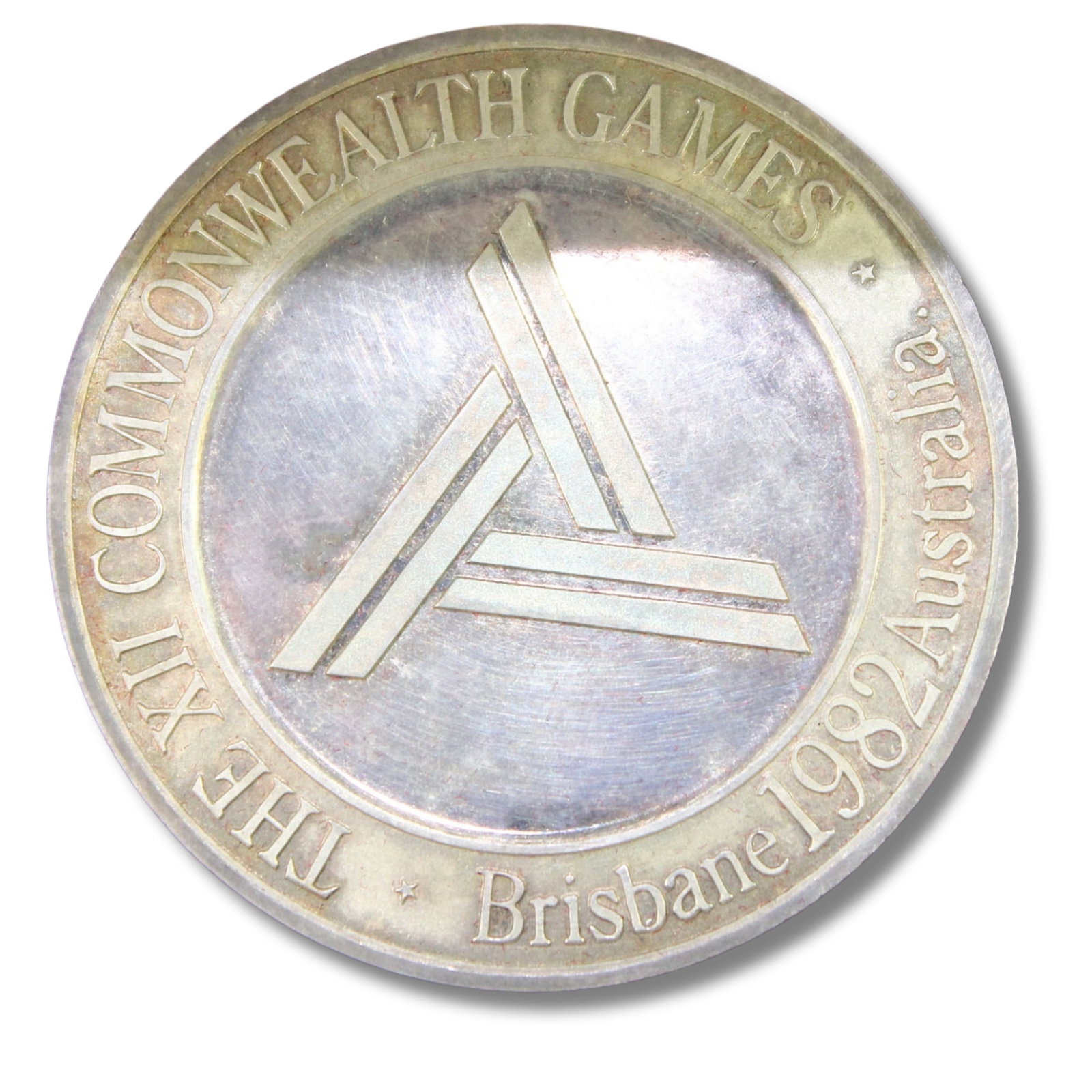 Australia 1982 'Commonwealth Games' Commemorative Silver (999) Medal, Uncirculated: Struck by Hardy Brothers Size Diameter 51mm : Weight 42.28gms Medium Medals, Commemorative