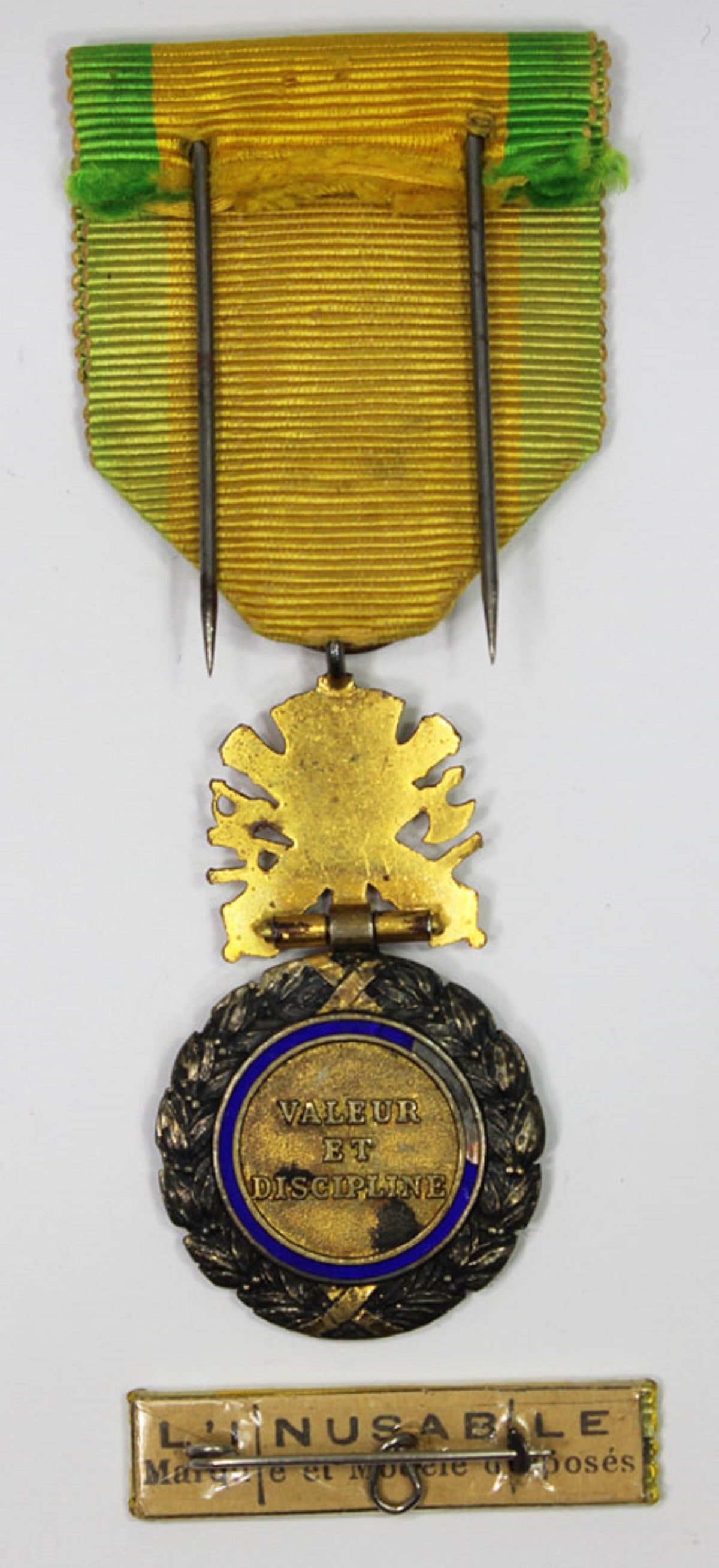 France Military Medal of the Third Republic 1870 - 1951 about Uncirculated - 2