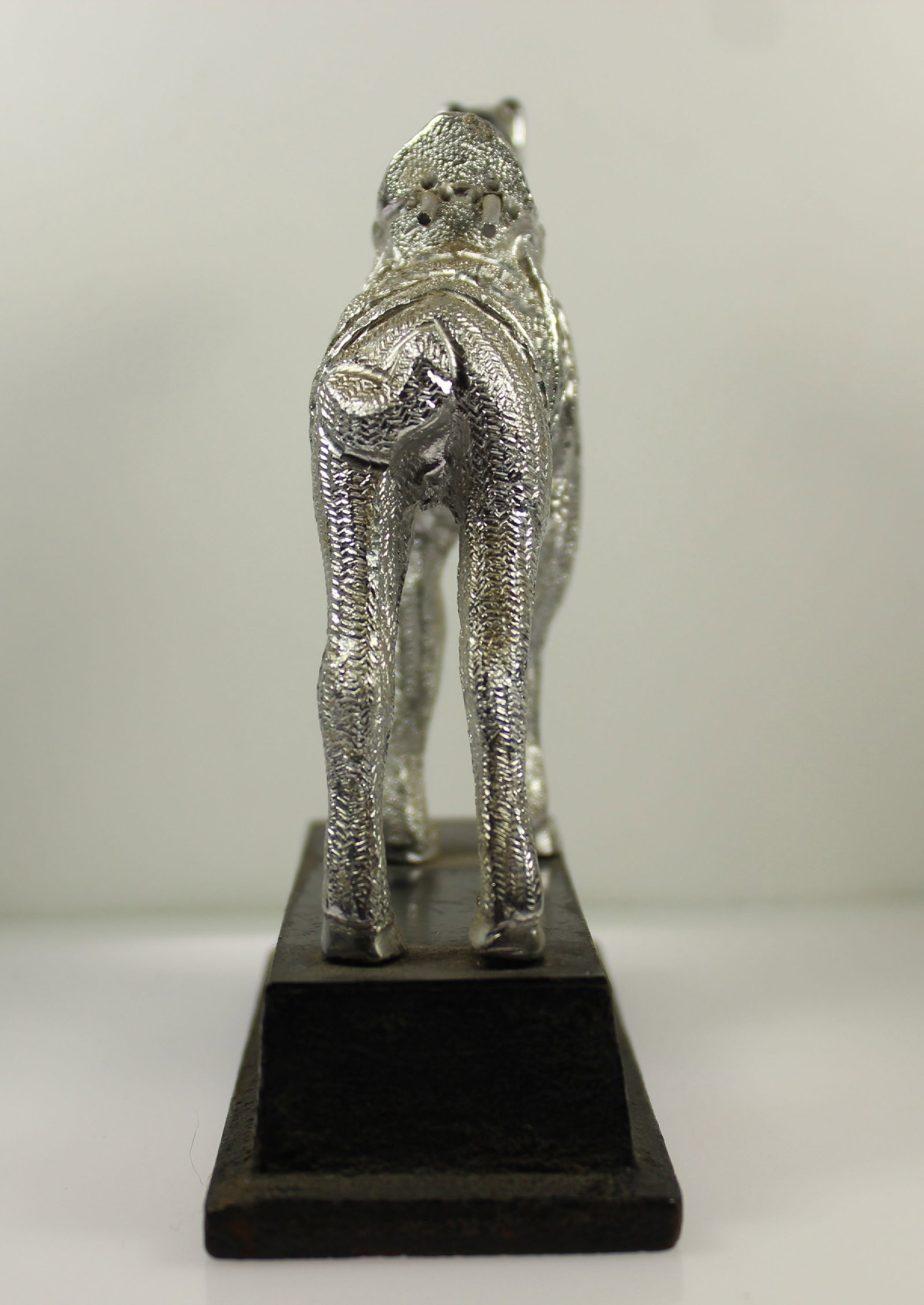Silver-plated Camel on Timber Stand - 3