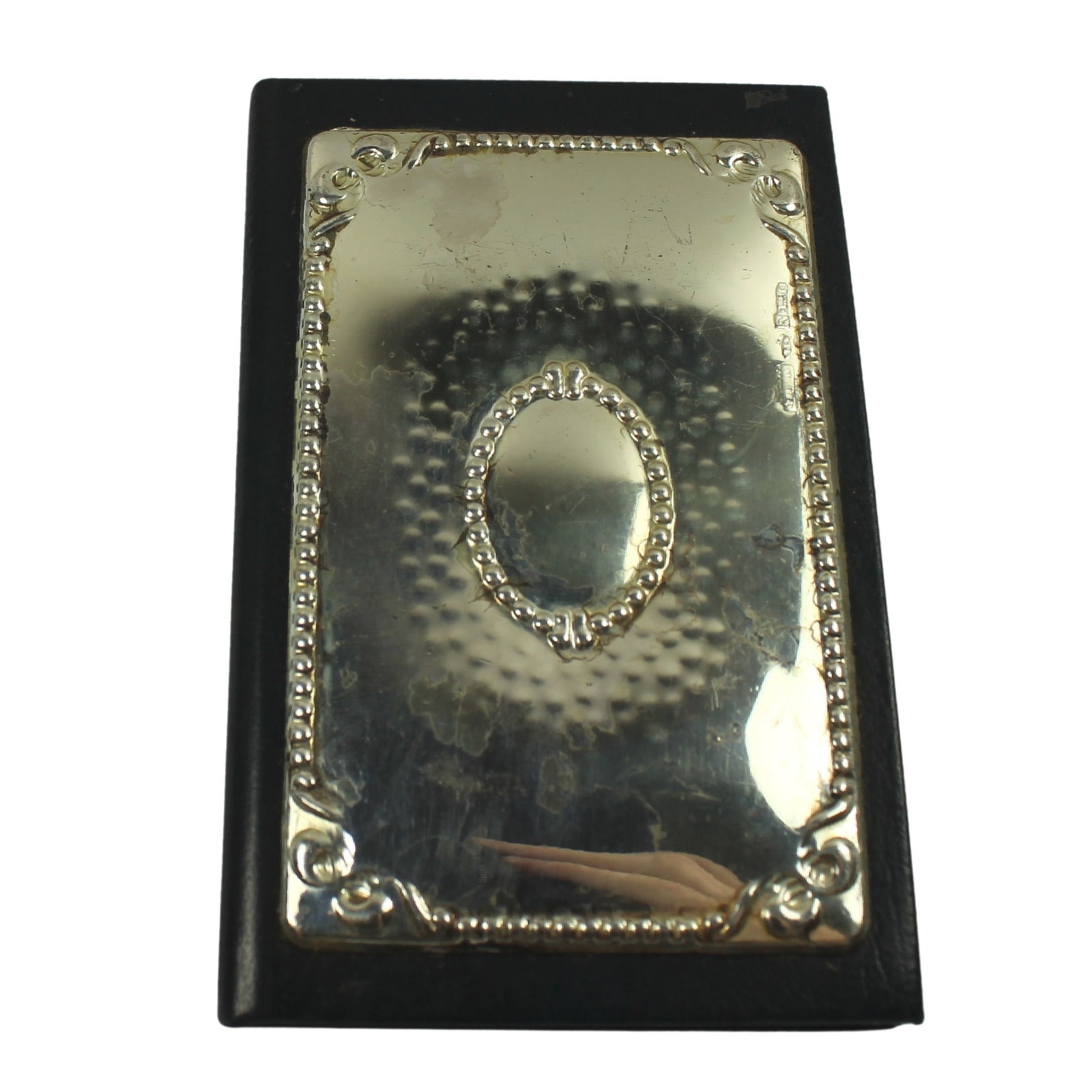 Pocket Address Book with Sterling (925) Silver Panel (1 of 3)