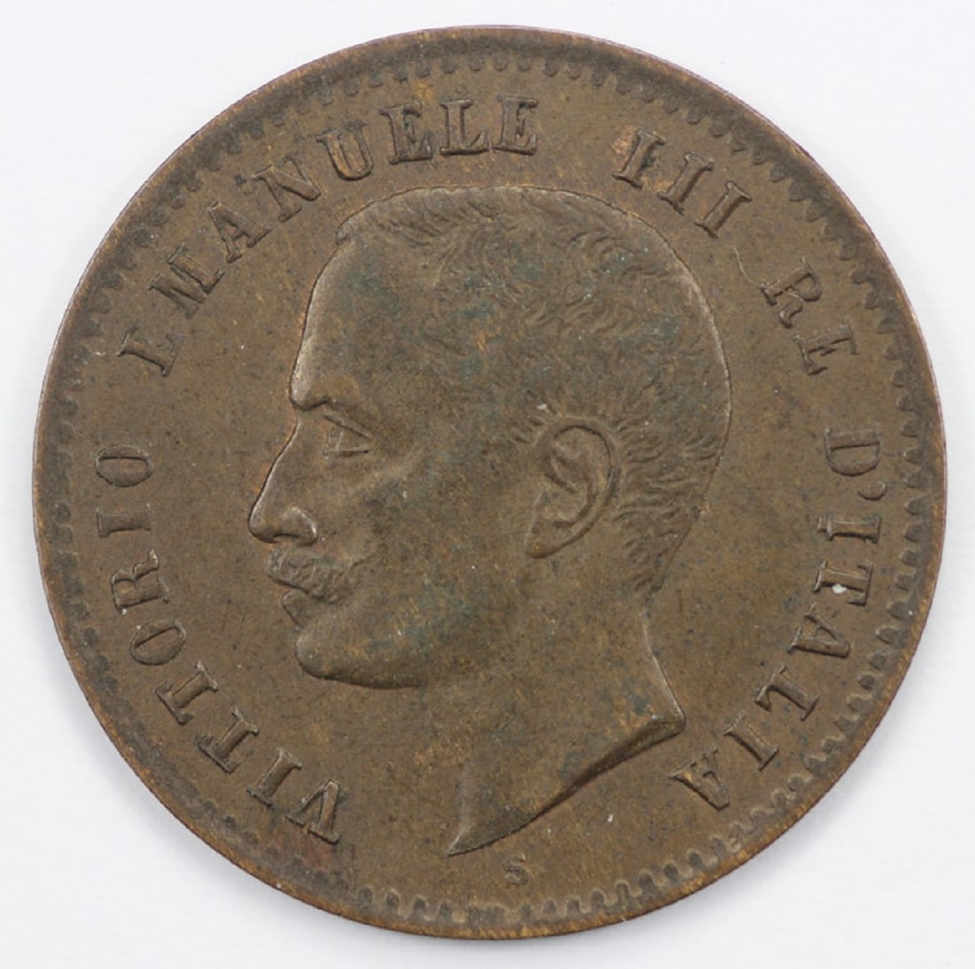 Italy 1908 R 2 Centesimi, about Uncirculated - 2