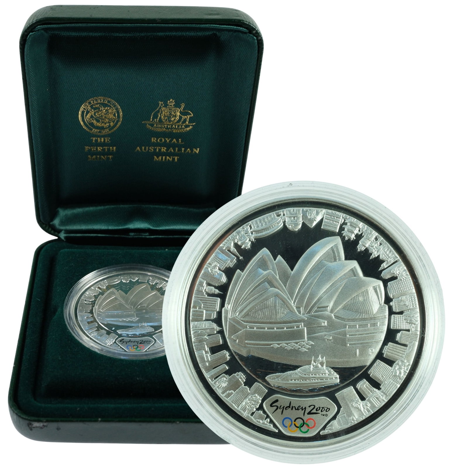 Australia 2000 'Opera House' Olympic Silver (999) $5, FDC (1 of 4)