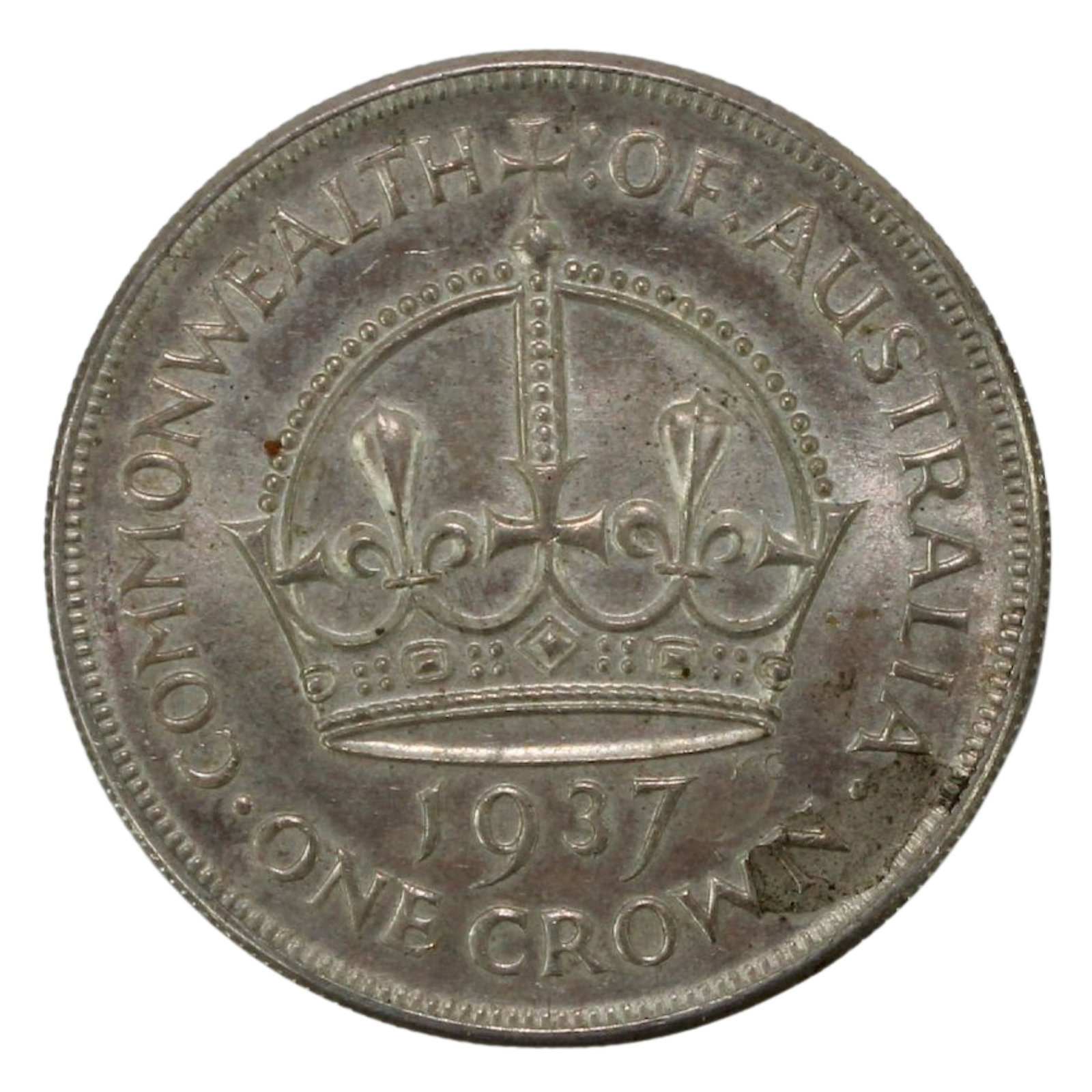 Australia 1937 Crown, virtually Uncirculated (1 of 2)