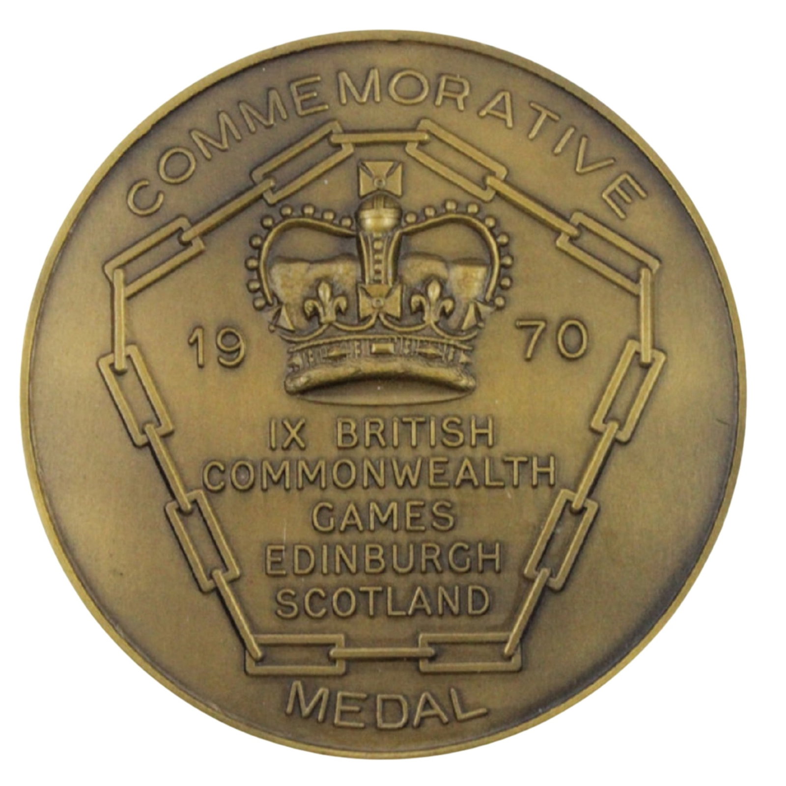Great Britain (Scotland) 1970 'Edinburgh Commonwealth Games' Participants Medal, in original box (1 of 3)