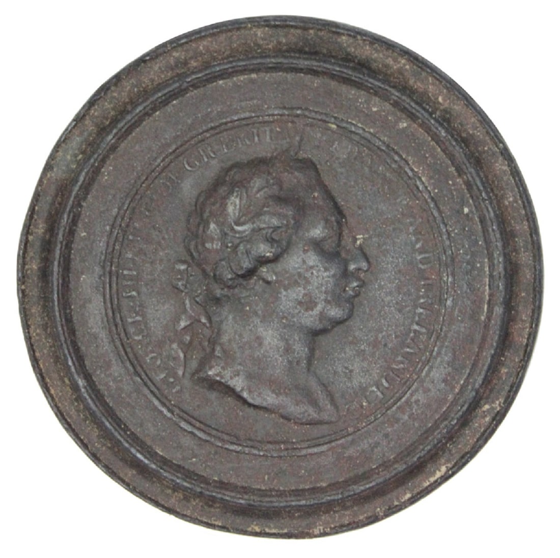 Great Britain / Australia (1772) Cast Iron Obverse of the 'Resolution & Adventure': Slightly reduced in size and cast in Iron. Rare if not unique Size Overall Diameter 62mm Medium Medals, Commemorative