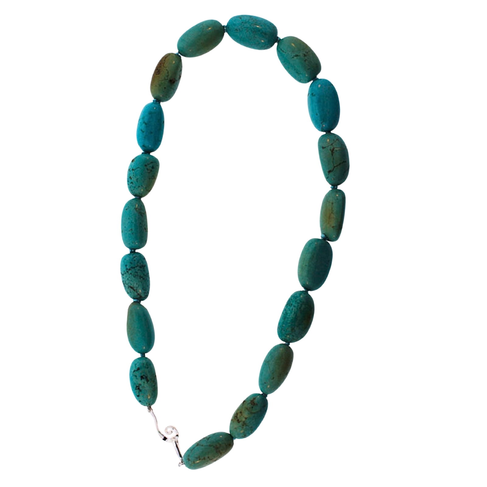 Heavy Turquoise Bead Necklace (1 of 2)