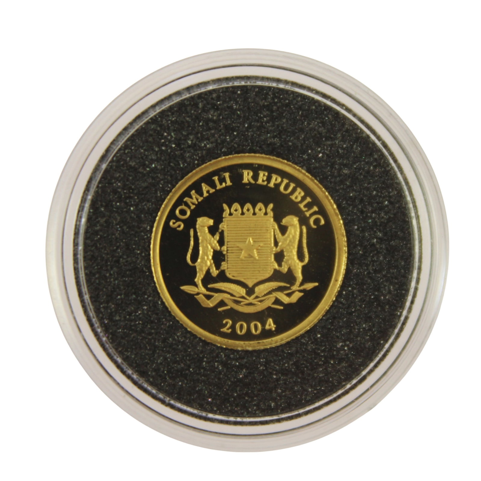 Somali Republic 2004 'Julius Caesar' Proof Gold (999) 50 Shillings, FDC: . Size AGW 0.0394 Troy oz Medium Coins, Monies & Stamps