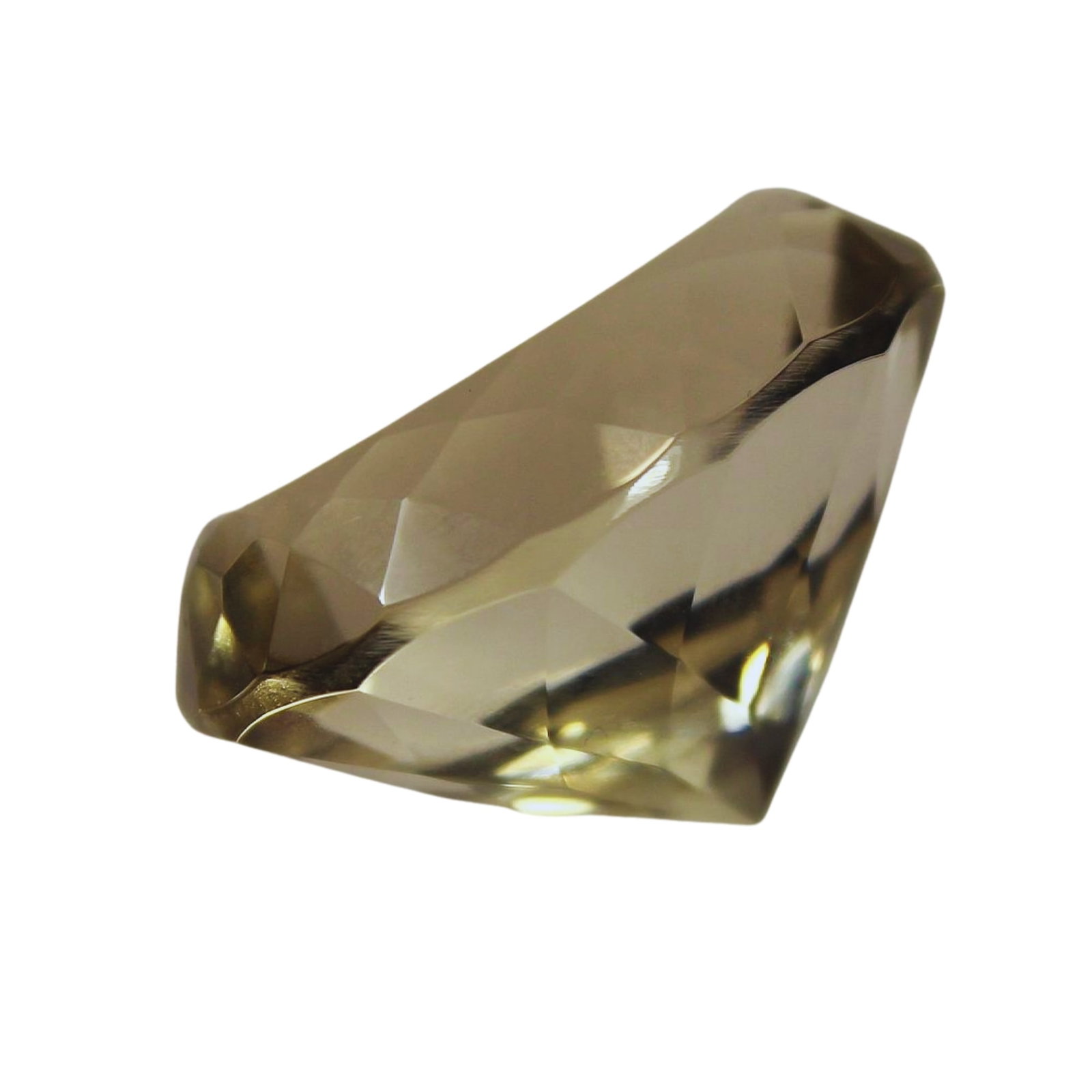 Large Light Citrine Gemstone with Oval-cut (1 of 3)