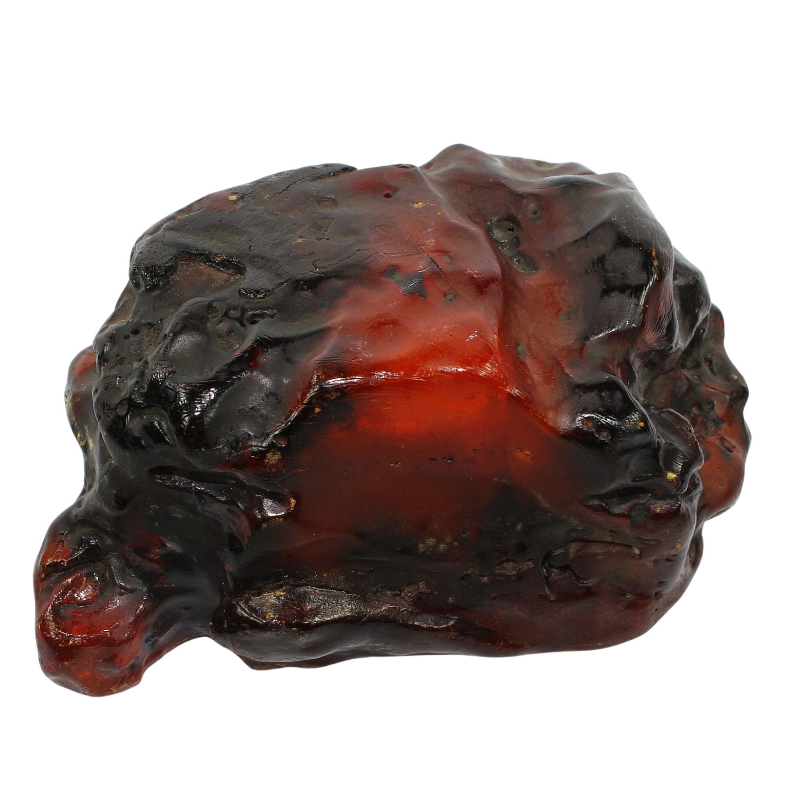 Natural Cherry Amber Specimen: Organic Size Weight 268gms. Irregular shape measuring 13x8x6cms Medium Natural History, Fossils & Minerals