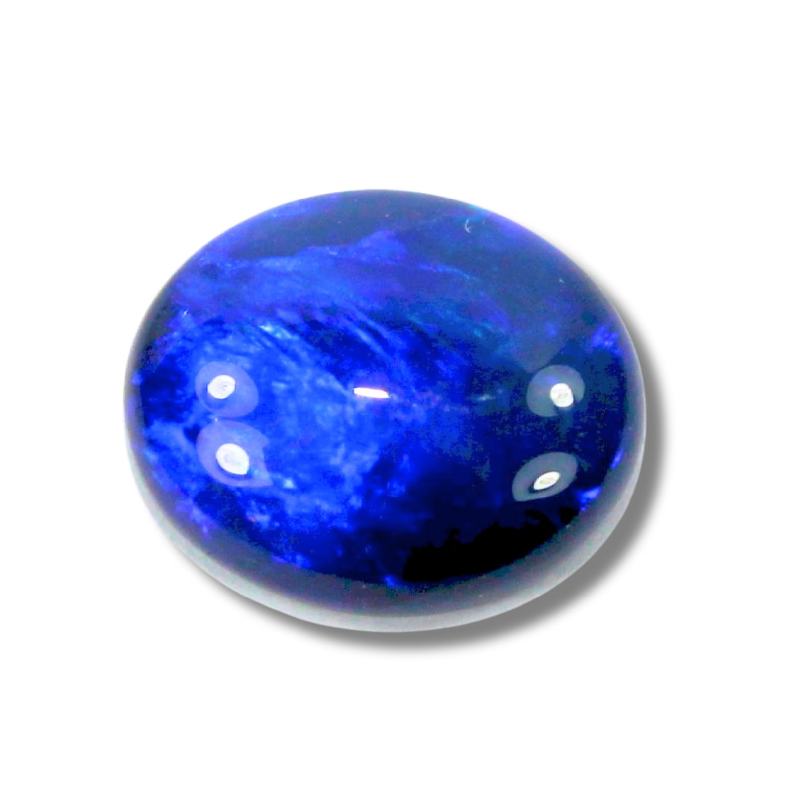 Australian Solid Black Opal: Deep Blue colour Size 2.65 carats Medium Loose Stones & Beads