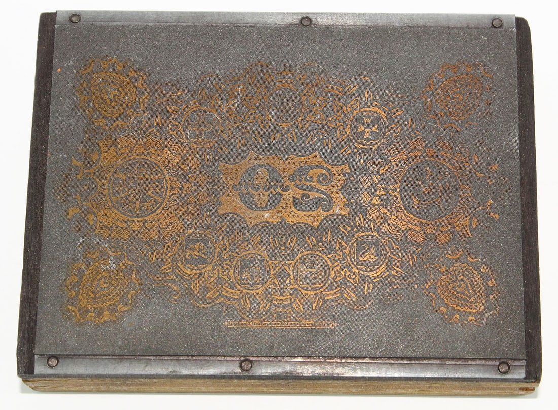 Union Bank of Australia 1905 - 1910 £20 (Adelaide) Miniature Printing Plate (Reverse) c.1973-4: Unique. In the early 1970s the iconic Australian company 'White Wings' commissioned miniature printing plates to produce a small size replicas of Australian Pre-Federation Banknotes, which were given 